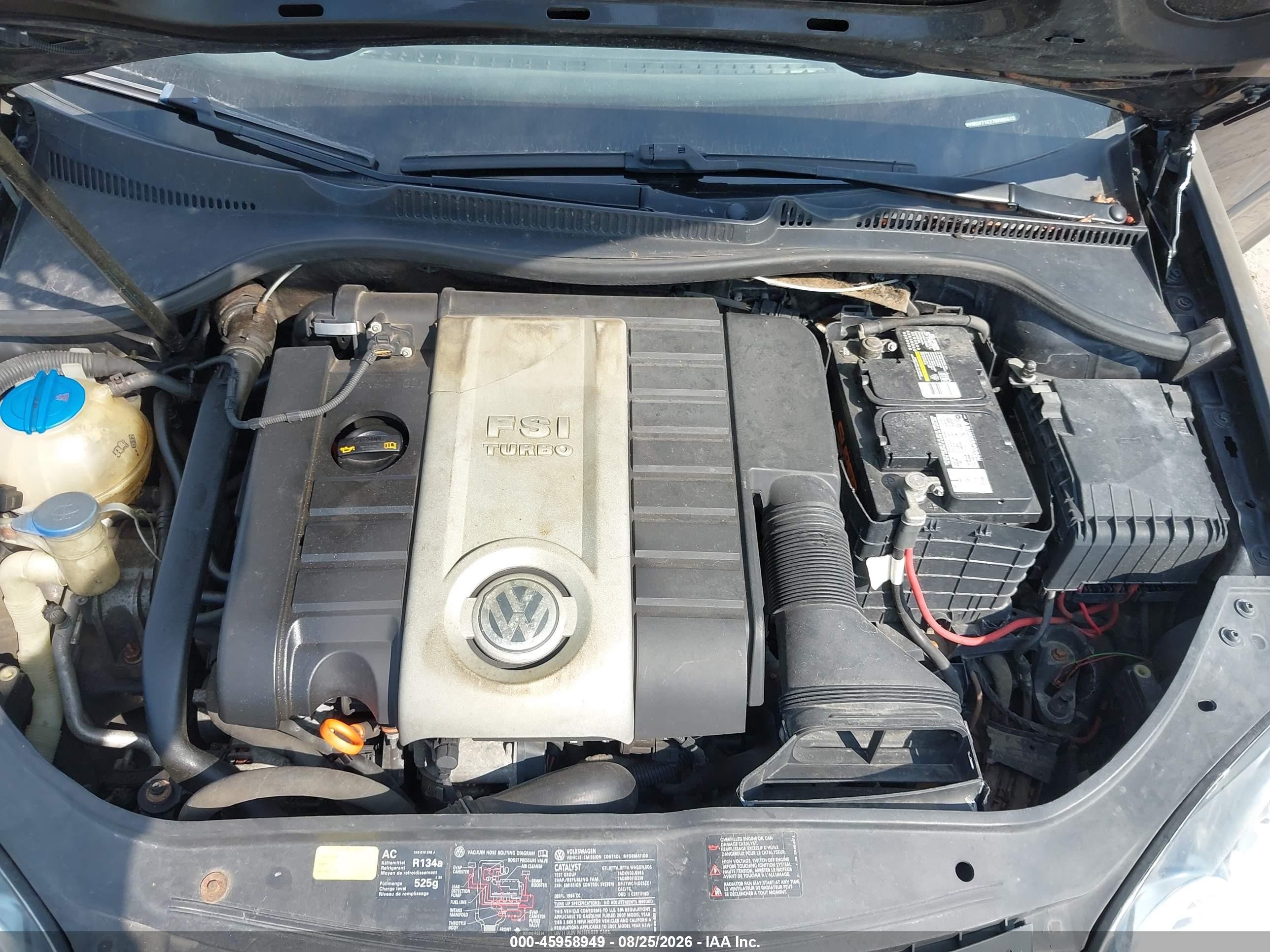 2007 Volkswagen Gti 4-door (m6) Black vin: WVWGV71K27W085813