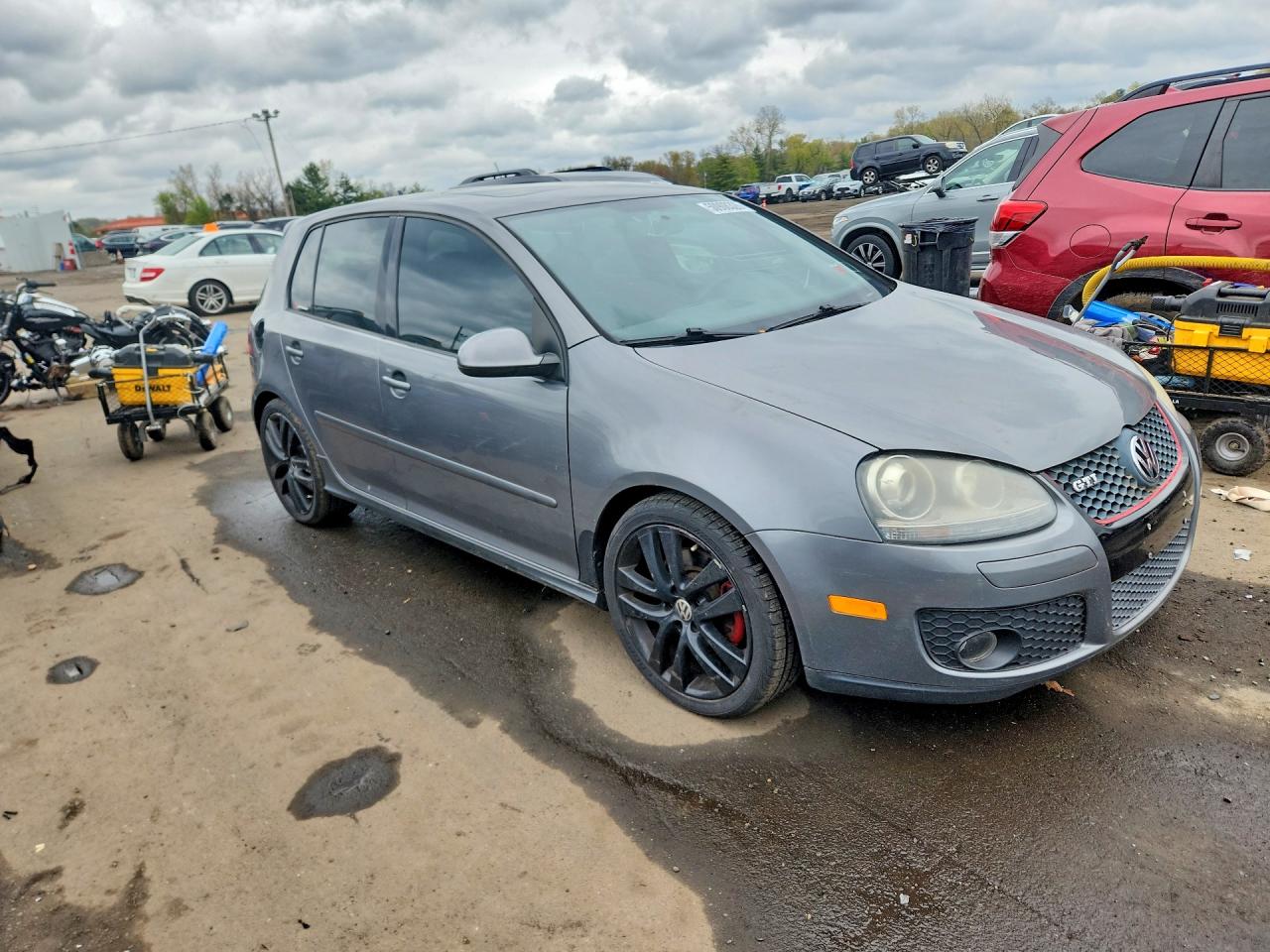2009 Volkswagen Gti Gray vin: WVWGV71K99W104117