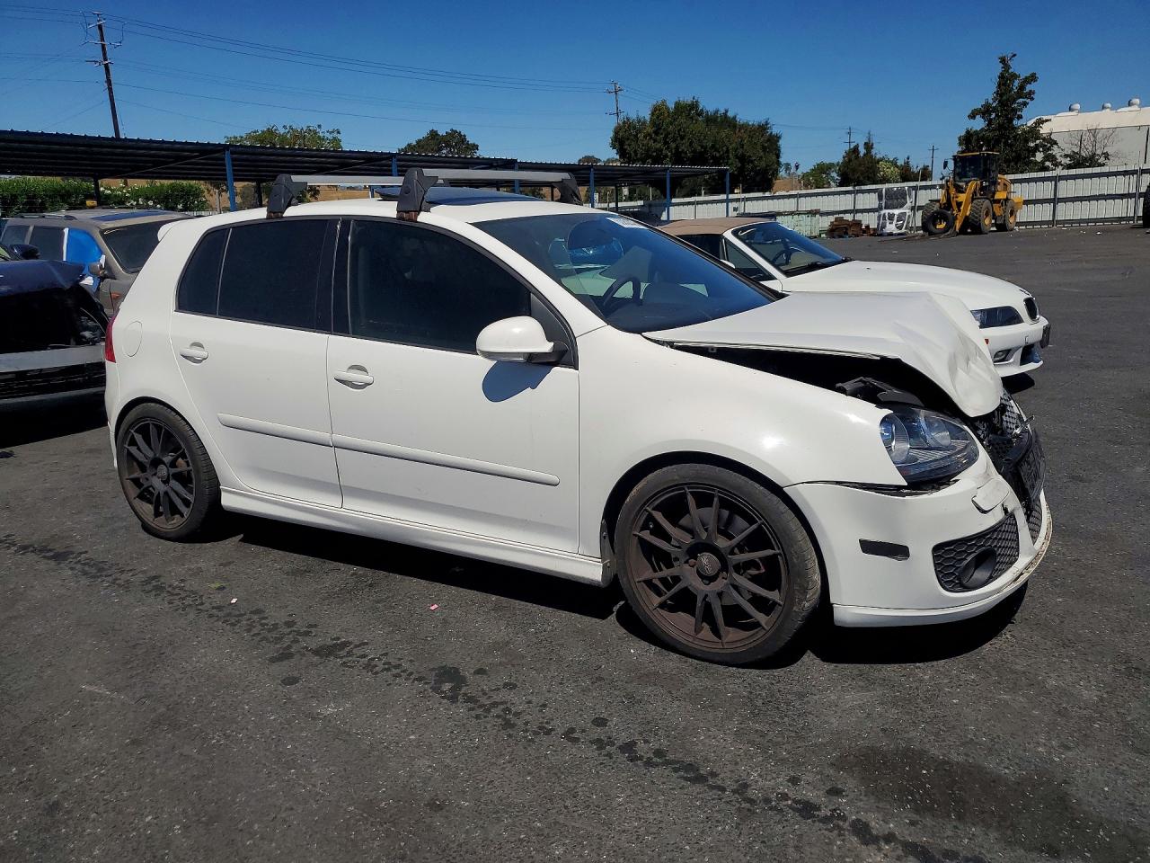 2007 Volkswagen New Gti White vin: WVWGV71KX7W130996