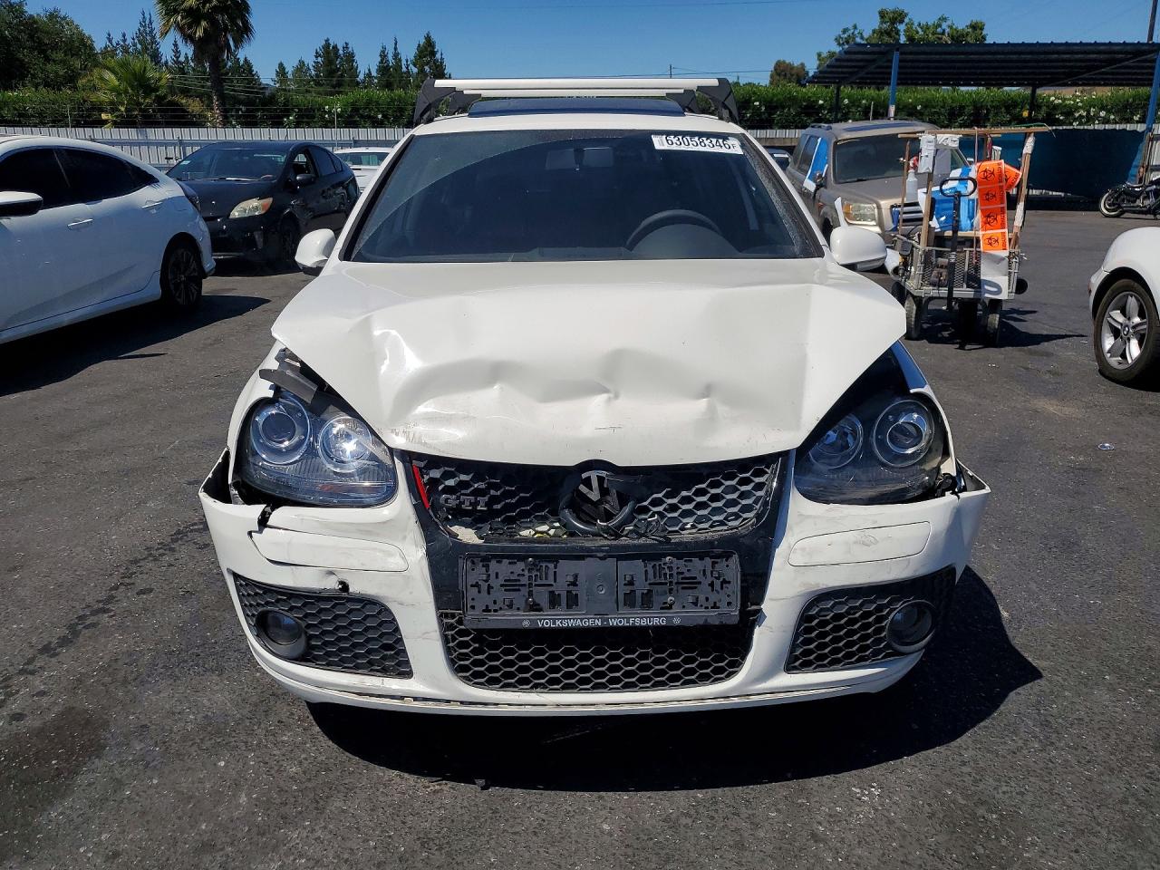 2007 Volkswagen New Gti White vin: WVWGV71KX7W130996