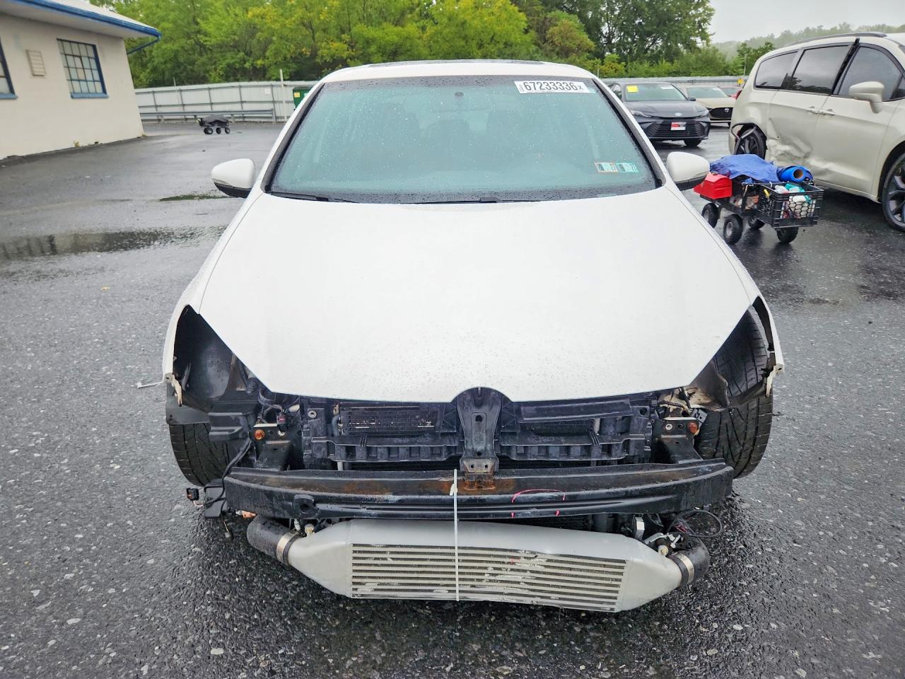 2011 Volkswagen Gti White vin: WVWGV7AJ1BW251335