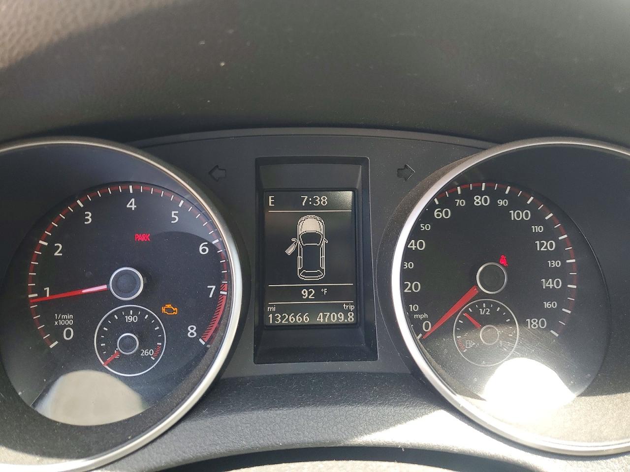 2013 Volkswagen Gti White vin: WVWGV7AJ1DW121395