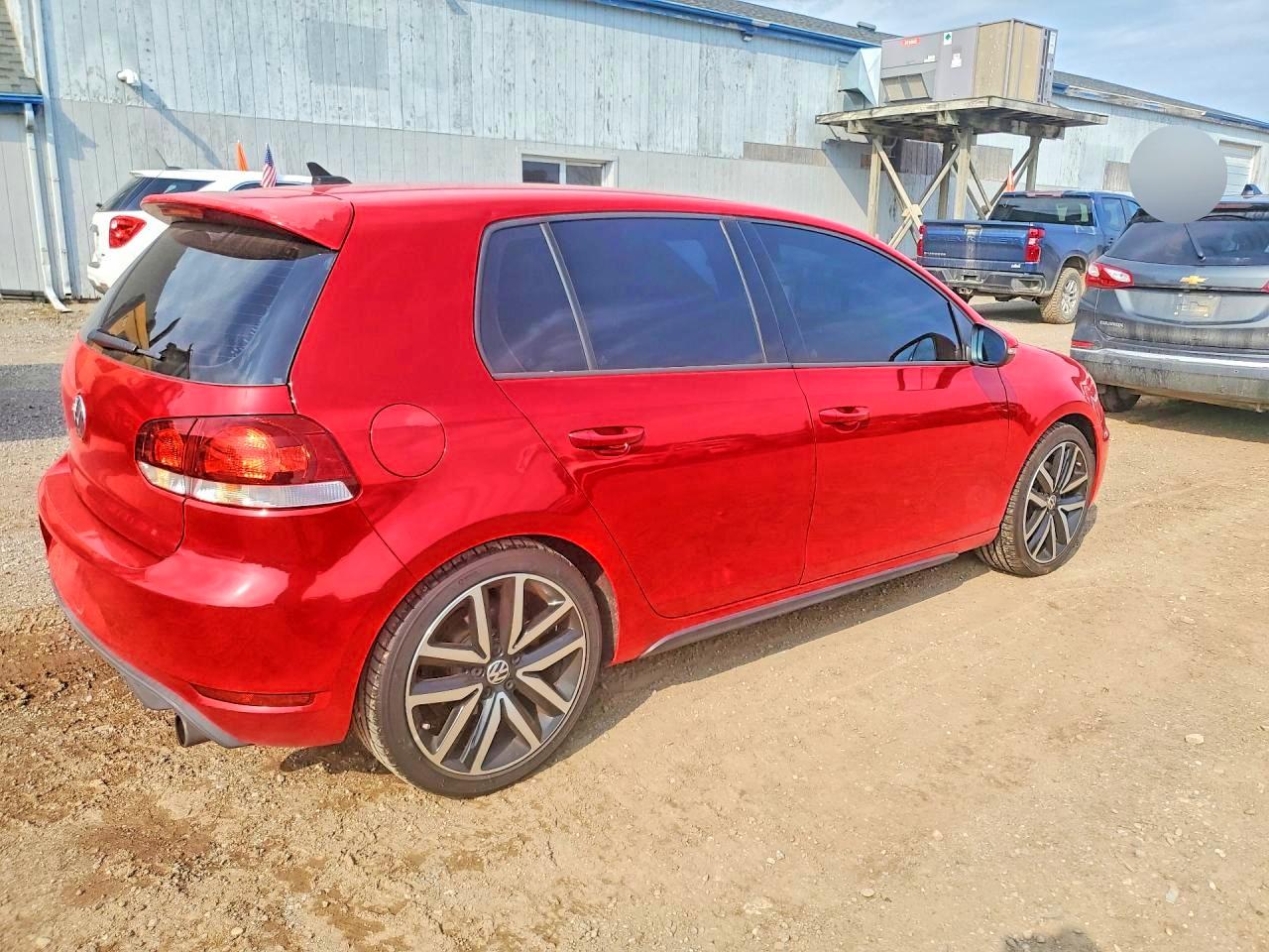 2011 Volkswagen Gti Red vin: WVWGV7AJ2BW119751