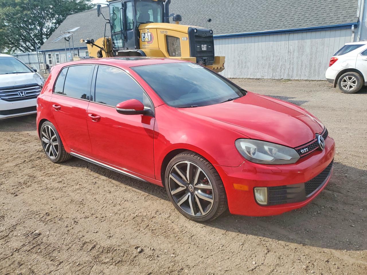 2011 Volkswagen Gti Red vin: WVWGV7AJ2BW119751