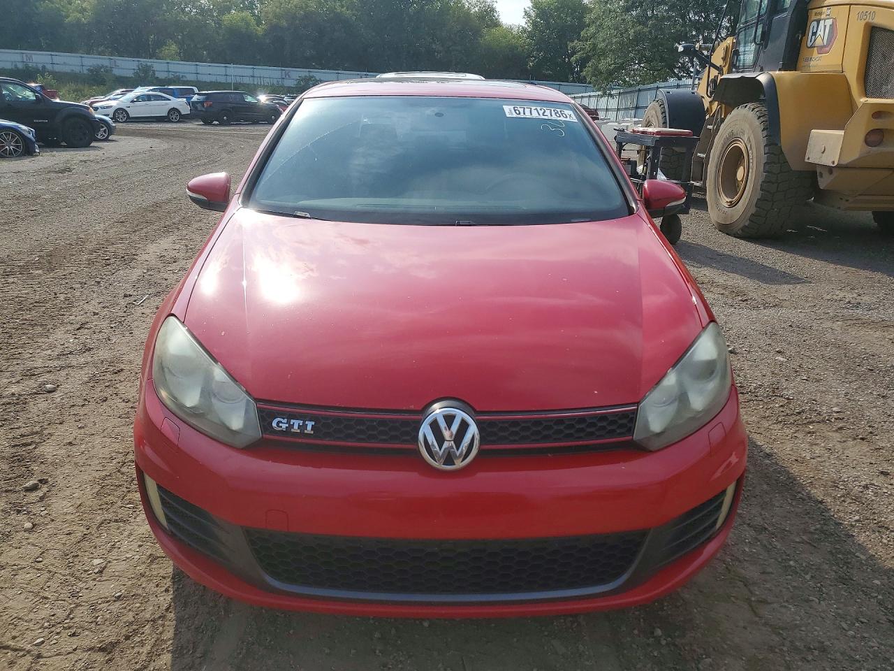 2011 Volkswagen Gti Red vin: WVWGV7AJ2BW119751