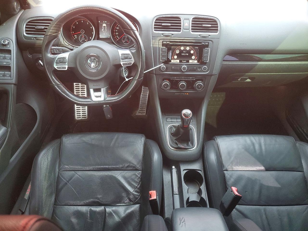 2011 Volkswagen Gti Red vin: WVWGV7AJ2BW119751