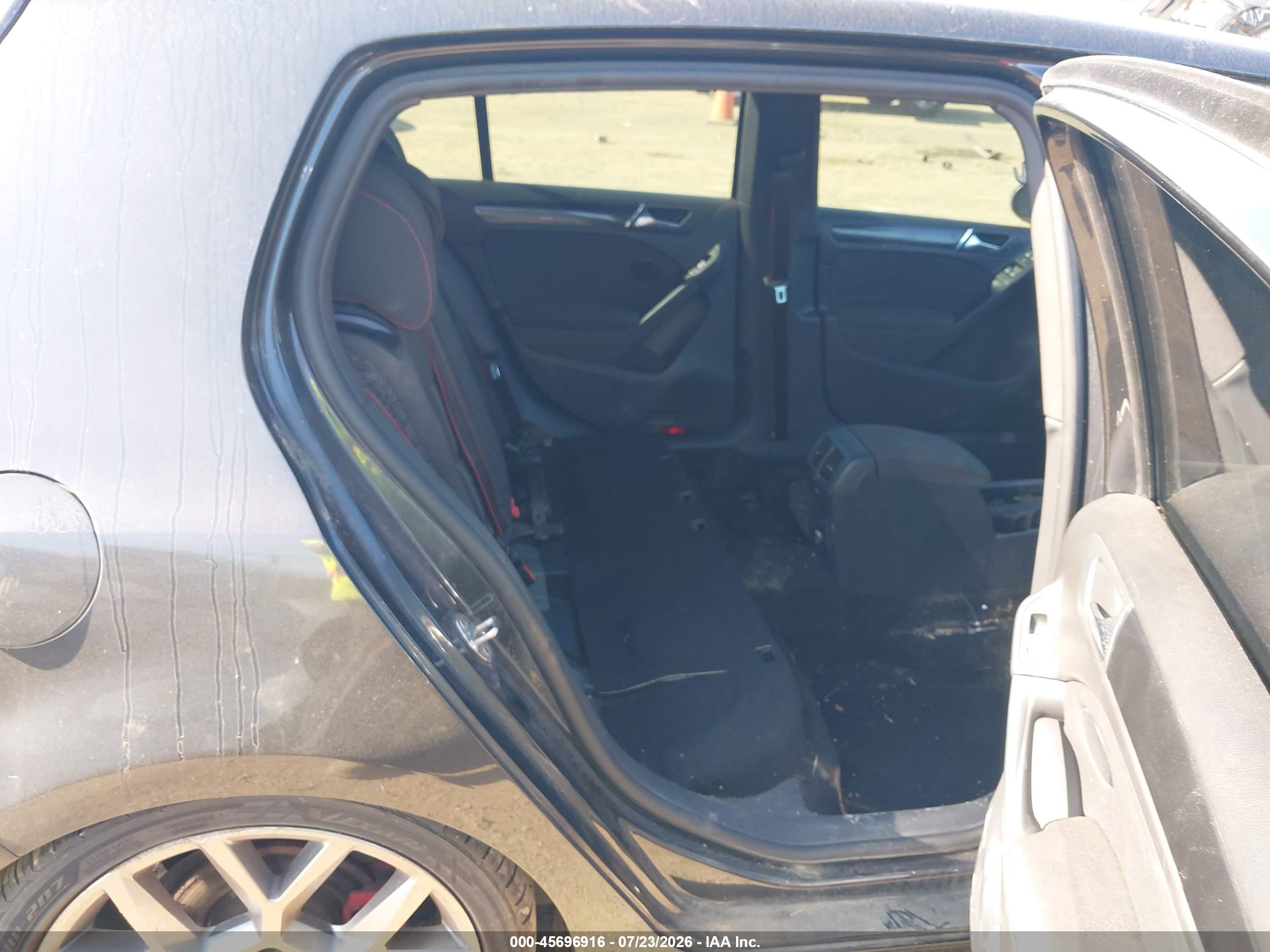 2013 Volkswagen Gti Wolfsburg Edition Black vin: WVWGV7AJ2DW133295