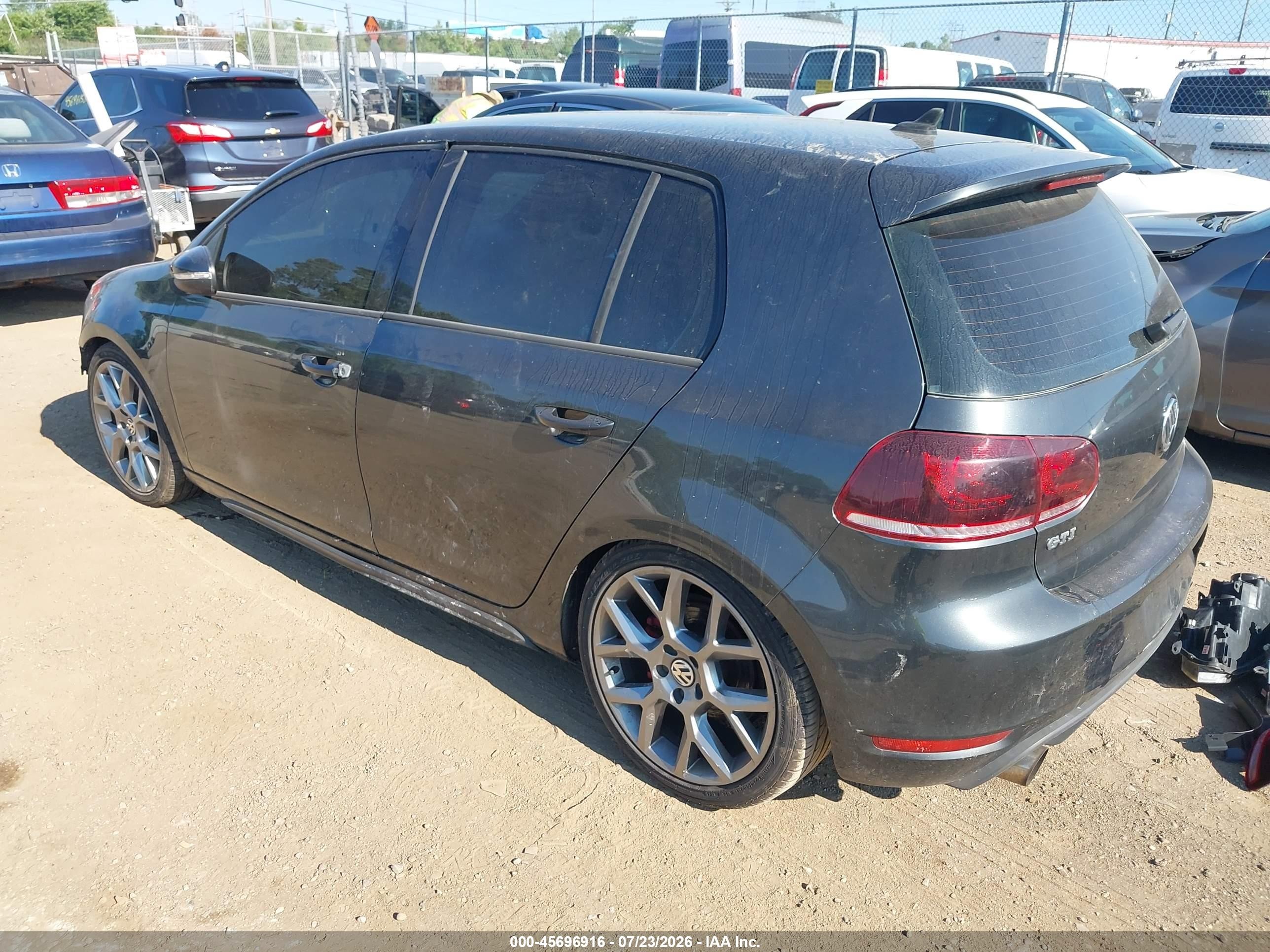 2013 Volkswagen Gti Wolfsburg Edition Black vin: WVWGV7AJ2DW133295