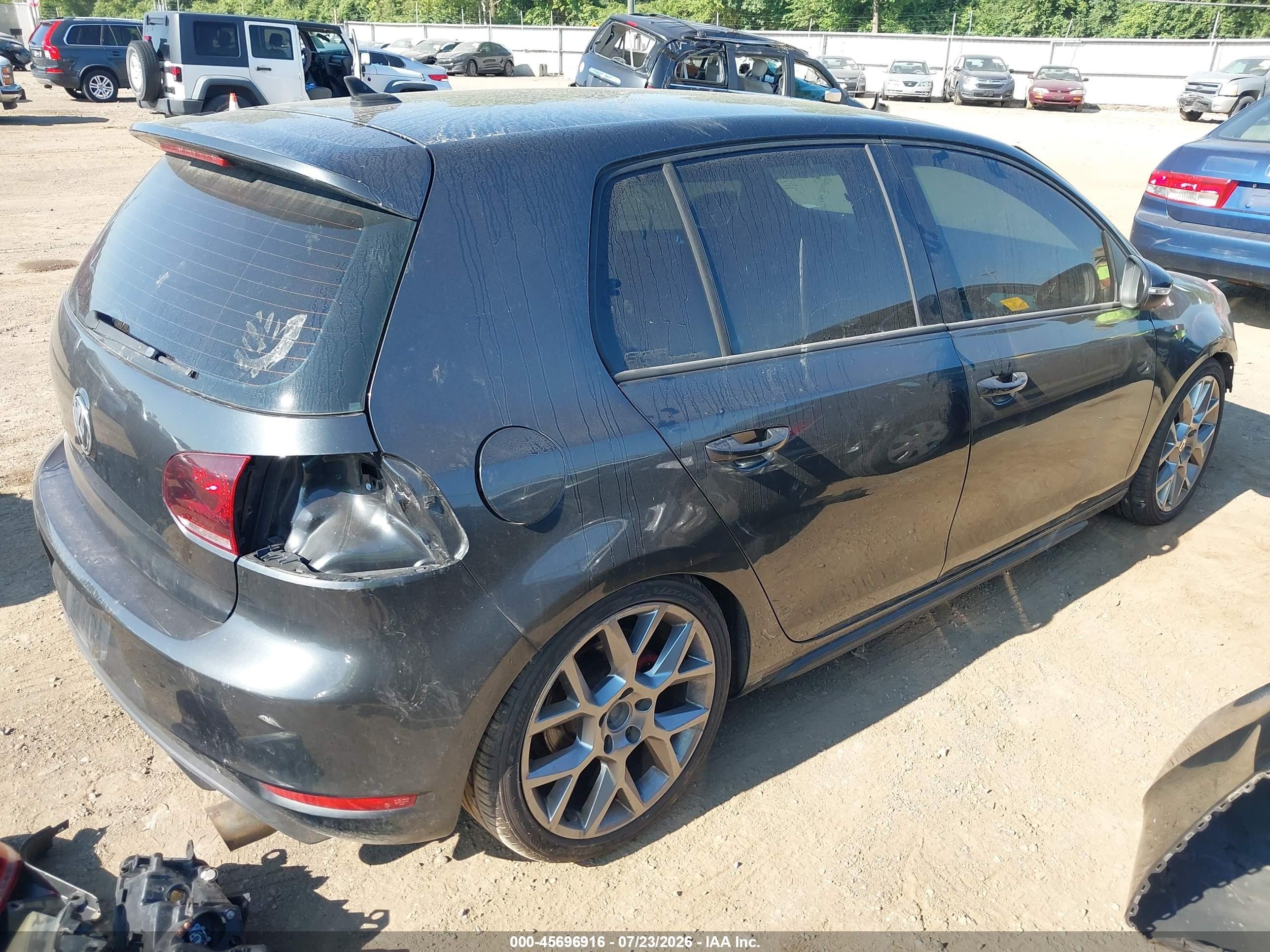 2013 Volkswagen Gti Wolfsburg Edition Black vin: WVWGV7AJ2DW133295