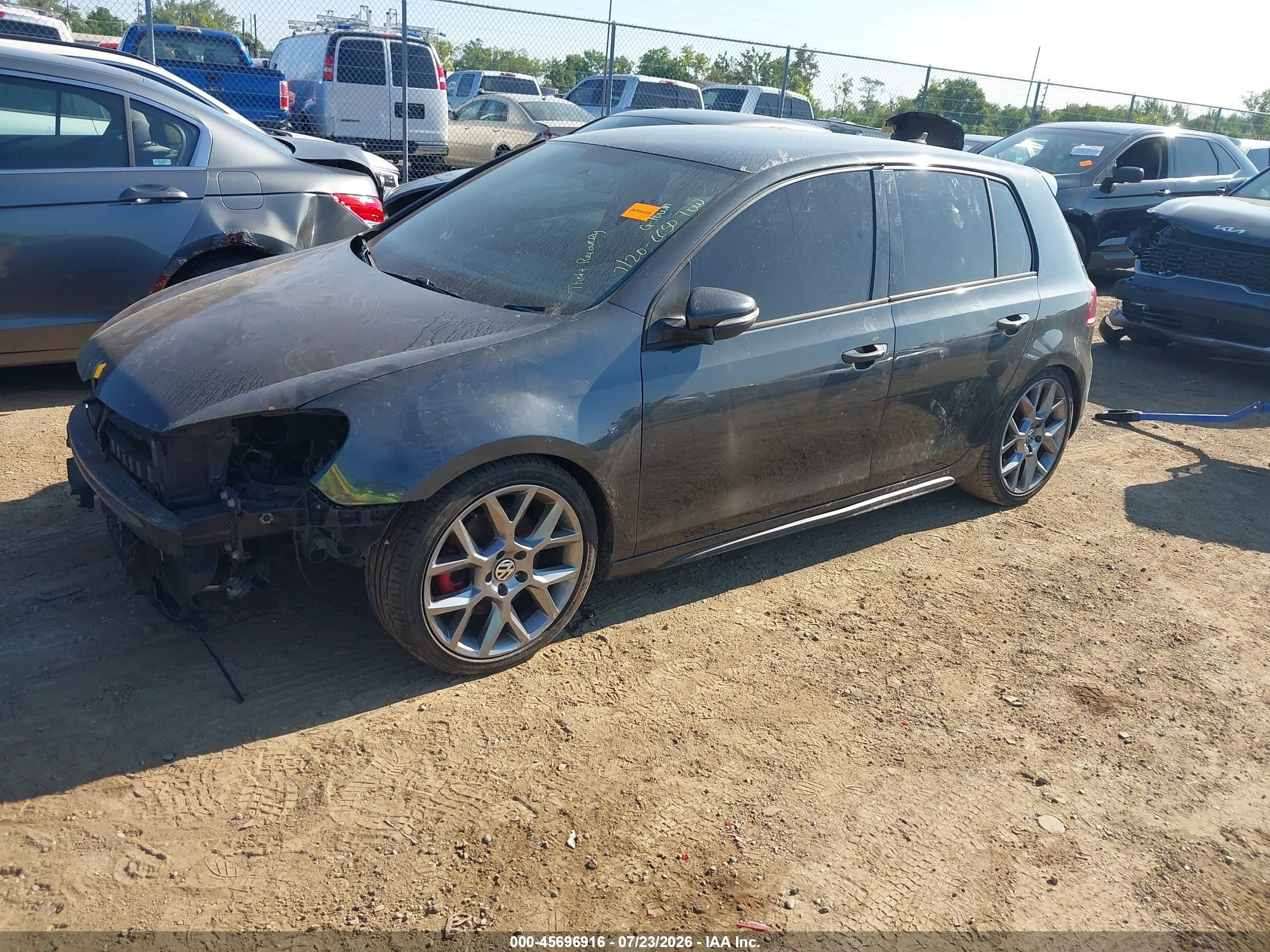 2013 Volkswagen Gti Wolfsburg Edition Black vin: WVWGV7AJ2DW133295