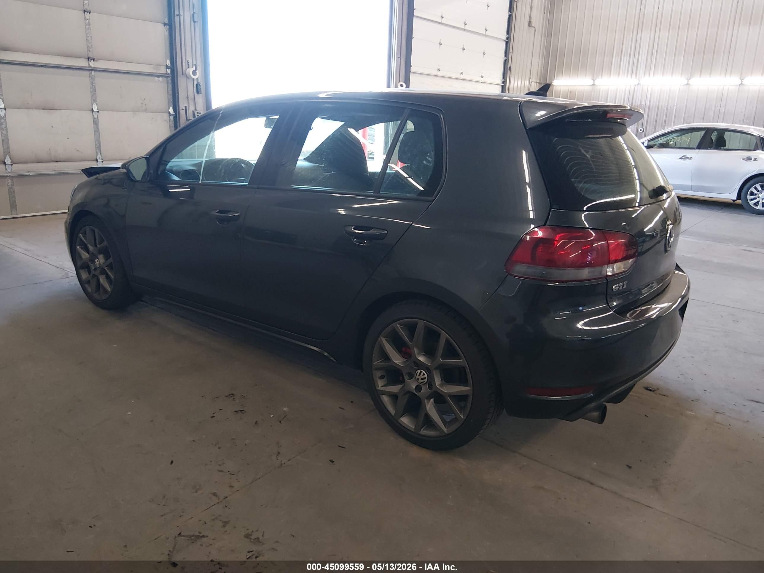 2013 Volkswagen Gti Wolfsburg Edition Gray vin: WVWGV7AJ3DW132706