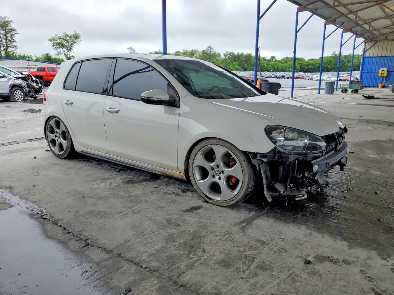 2012 Volkswagen Gti Белый vin: WVWGV7AJ4CW108445