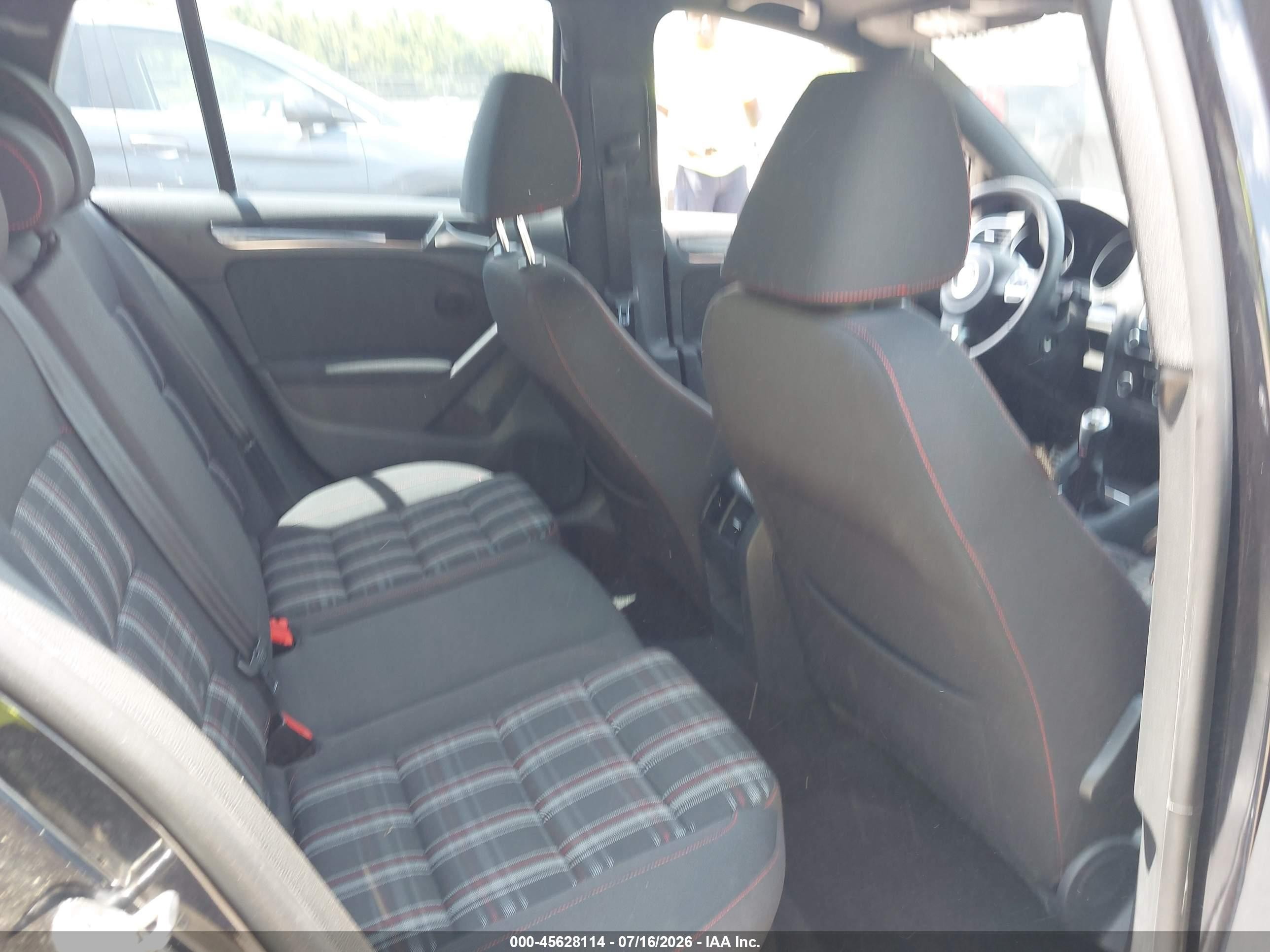 2013 Volkswagen Gti 4-door Black vin: WVWGV7AJ5DW093441