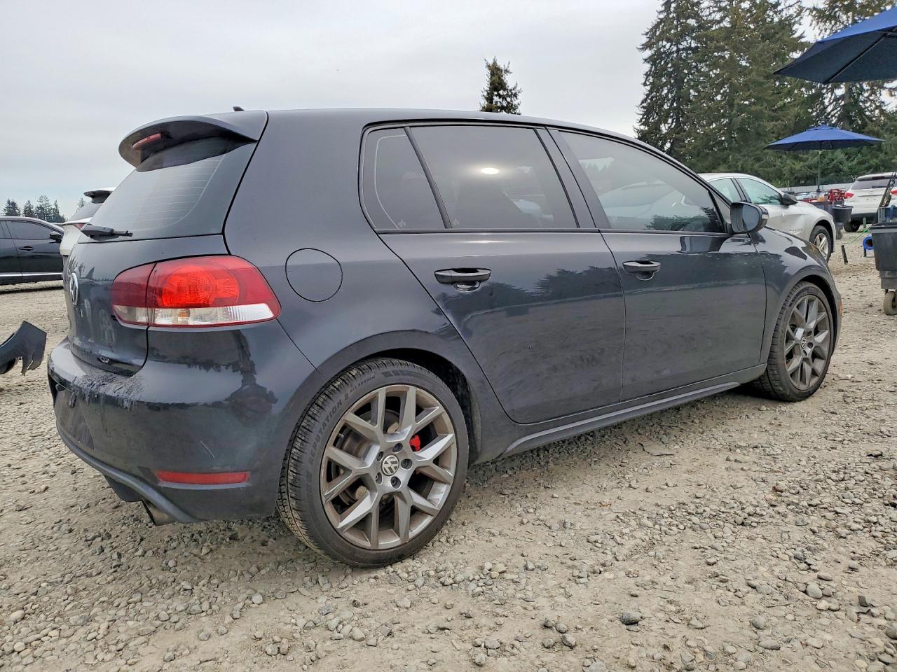2013 Volkswagen Gti Черный vin: WVWGV7AJ6DW130044