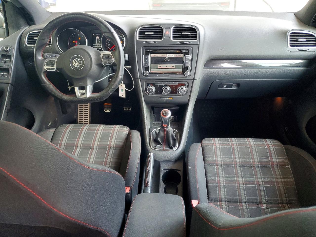 2011 Volkswagen Gti White vin: WVWGV7AJ9BW050136