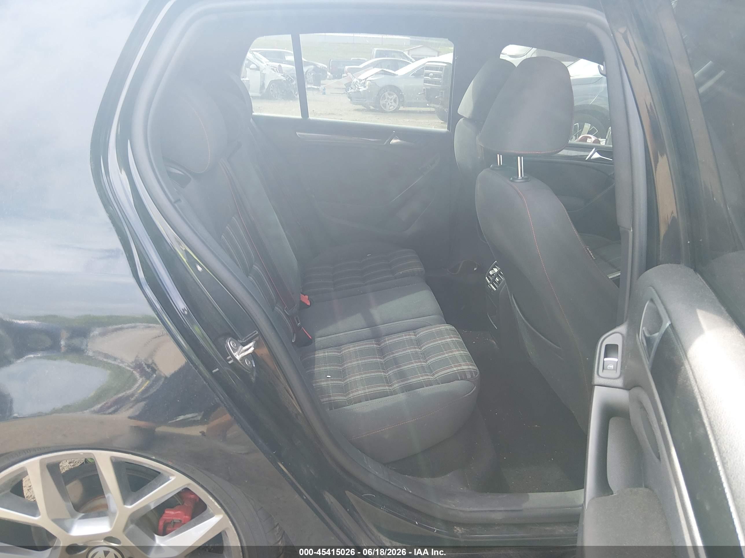 2013 Volkswagen Gti Wolfsburg Edition Black vin: WVWGV7AJ9DW137490