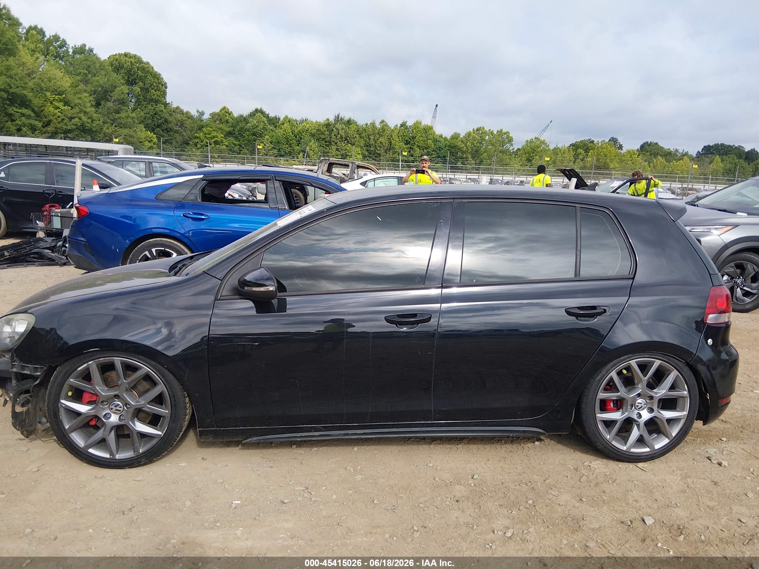 2013 Volkswagen Gti Wolfsburg Edition Black vin: WVWGV7AJ9DW137490