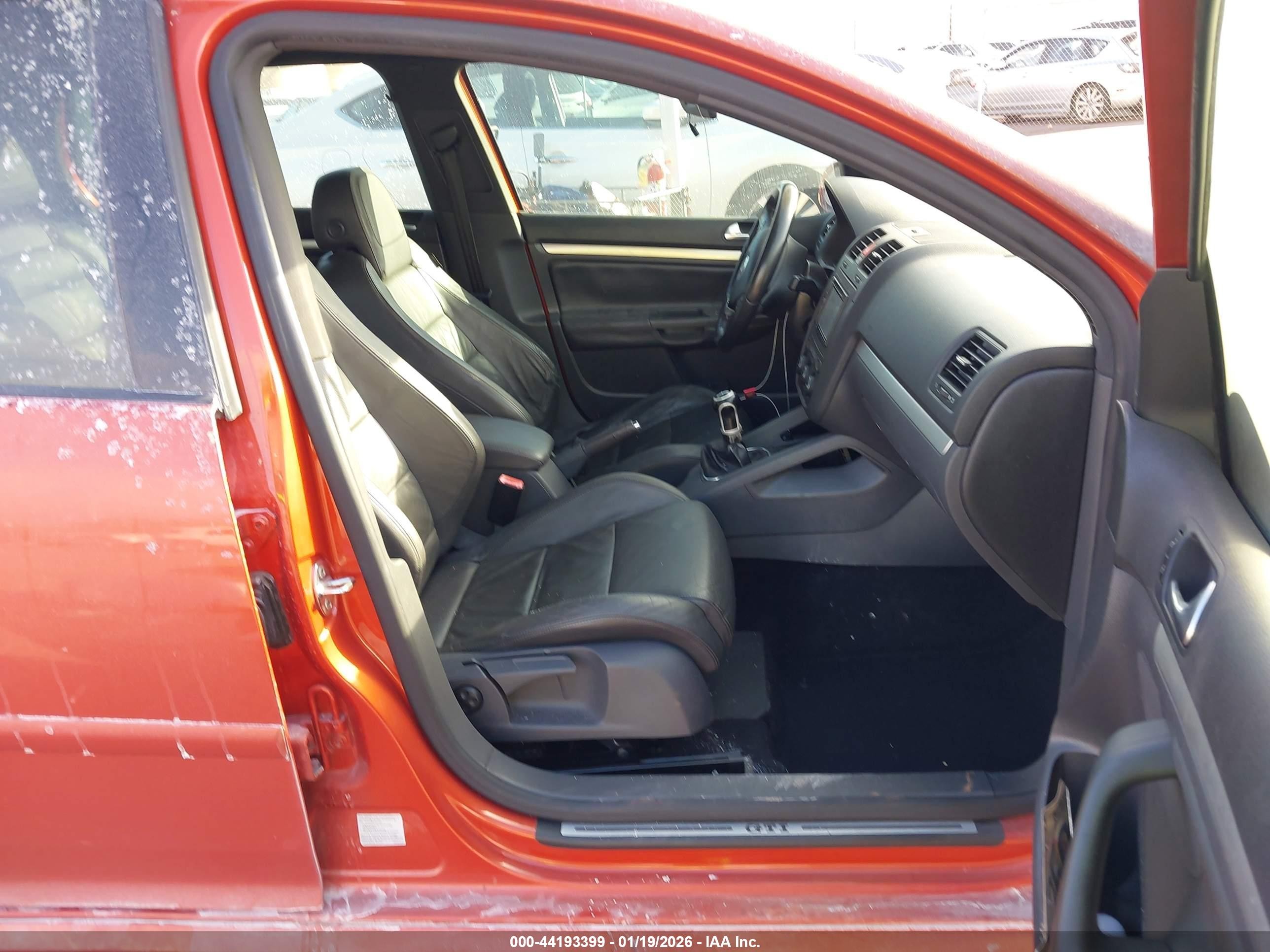 2007 Volkswagen Gti 4-door Оранжевый vin: WVWGV91K97W174810