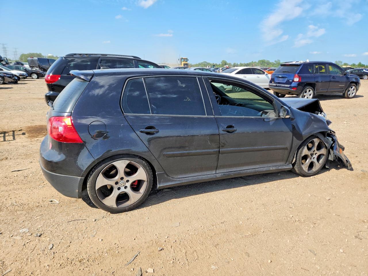 2009 Volkswagen Gti Black vin: WVWHD71K49W051463