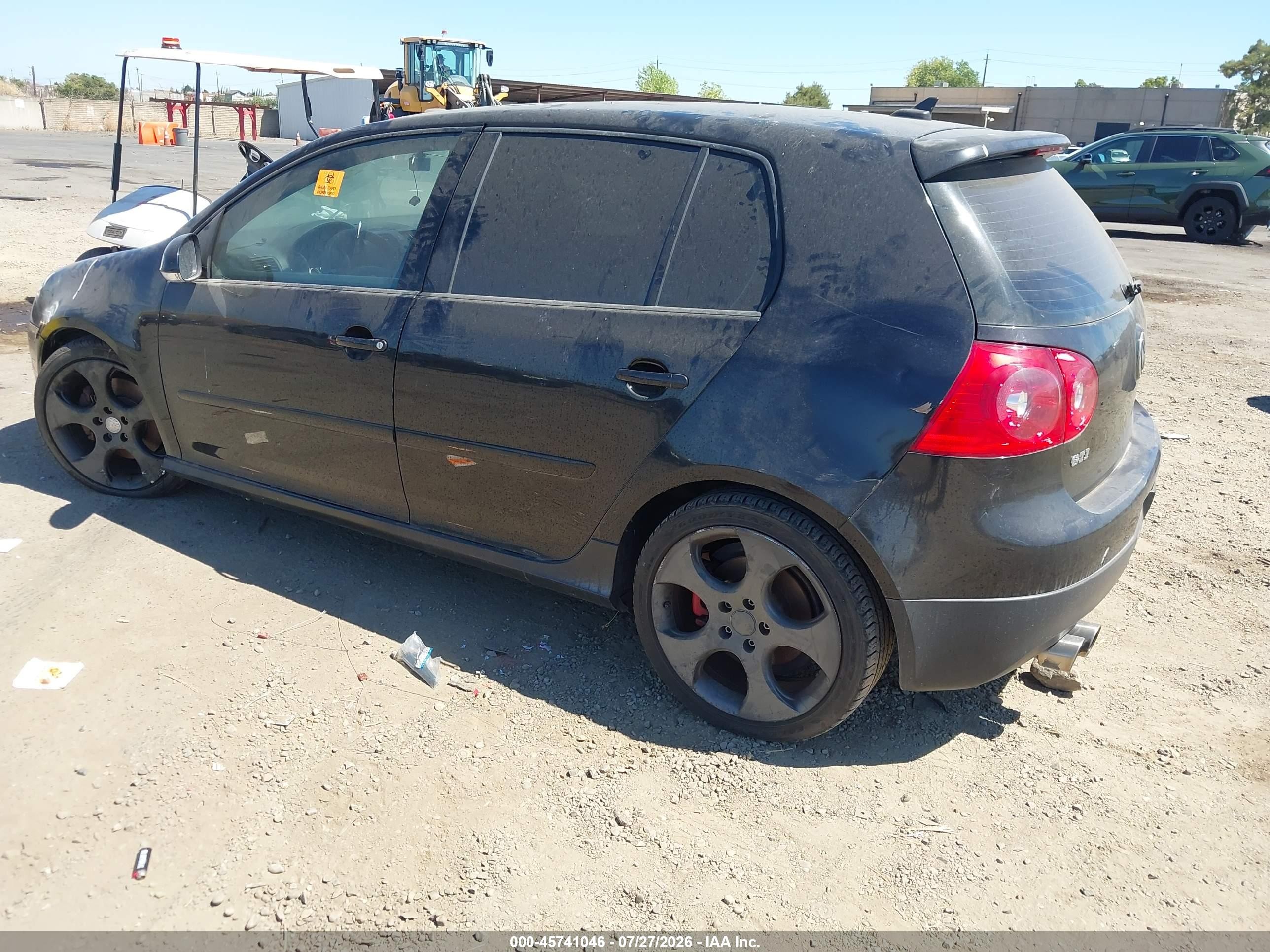 2009 Volkswagen Gti 4-door Black vin: WVWHD71K99W133592