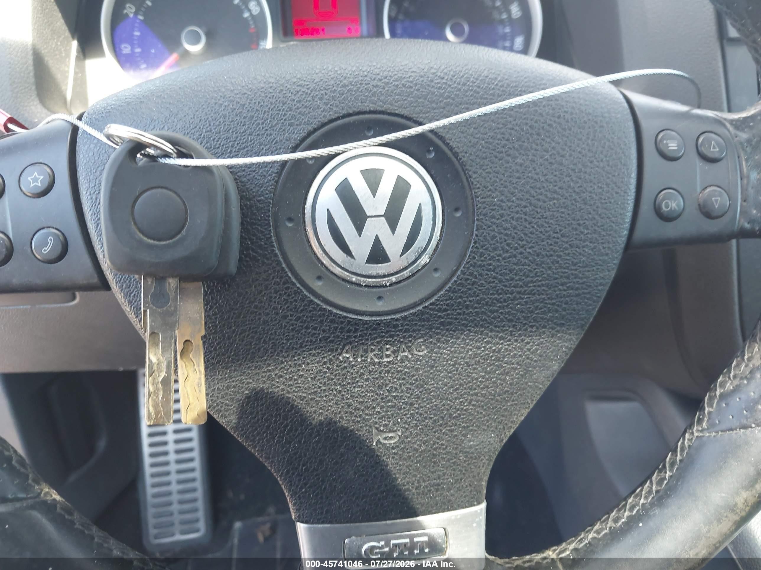 2009 Volkswagen Gti 4-door Black vin: WVWHD71K99W133592