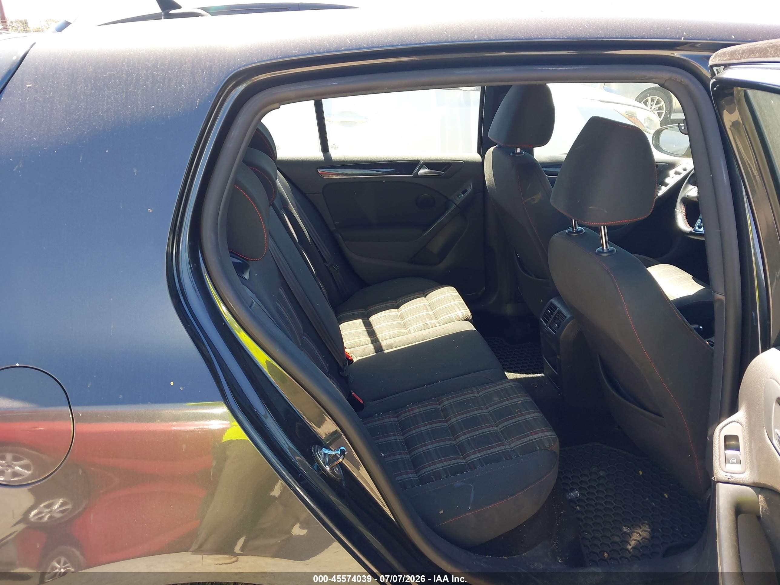 2011 Volkswagen Gti 4-door Black vin: WVWHD7AJ0BW285466
