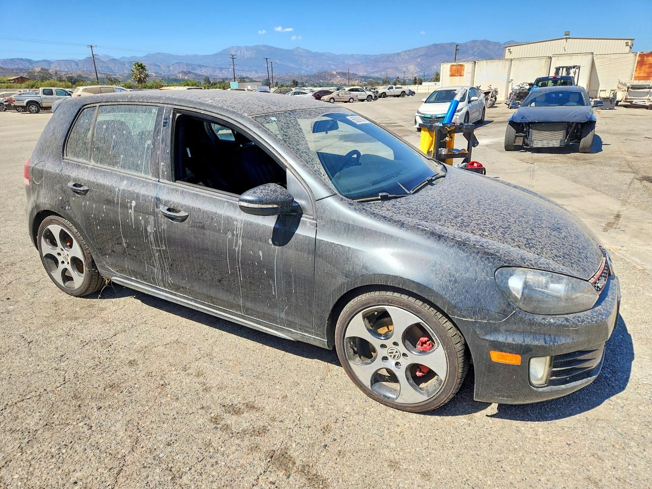 2012 Volkswagen Gti Black vin: WVWHD7AJ0CW246426