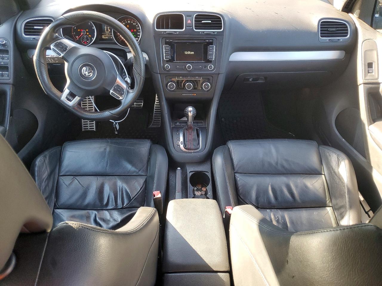 2012 Volkswagen Gti Gray vin: WVWHD7AJ0CW311050