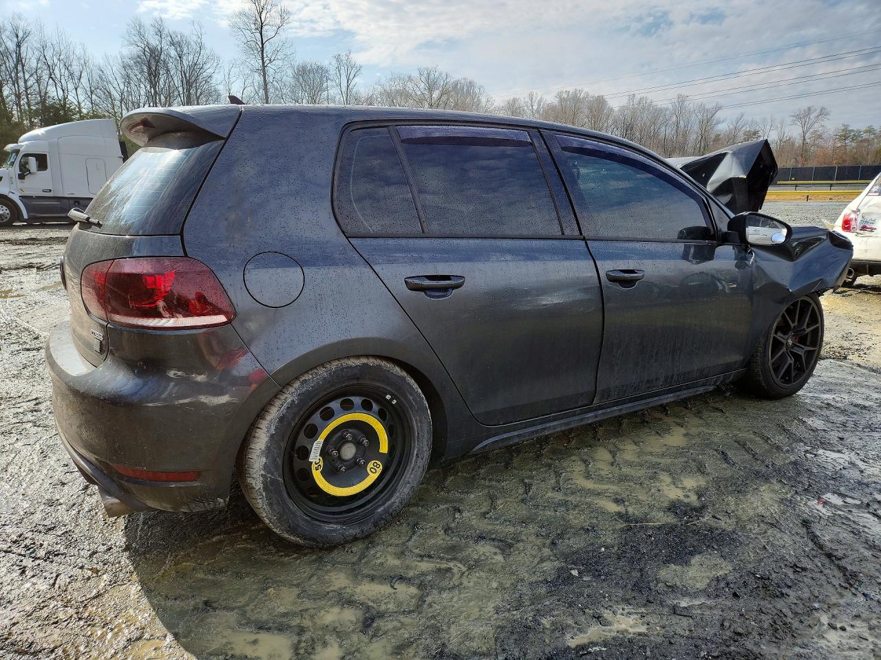 2013 Volkswagen Gti Charcoal vin: WVWHD7AJ0DW024518