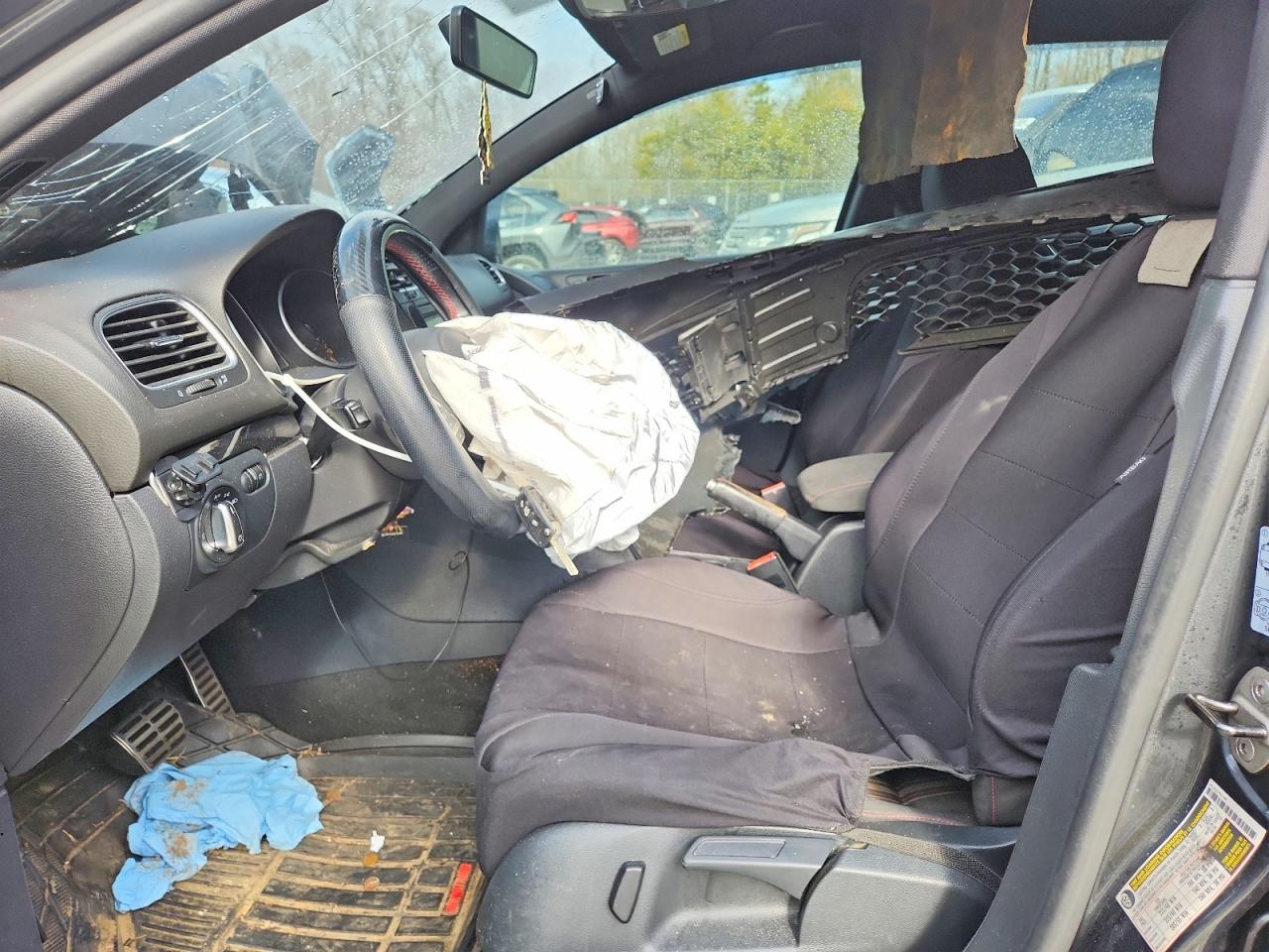 2013 Volkswagen Gti Charcoal vin: WVWHD7AJ0DW024518