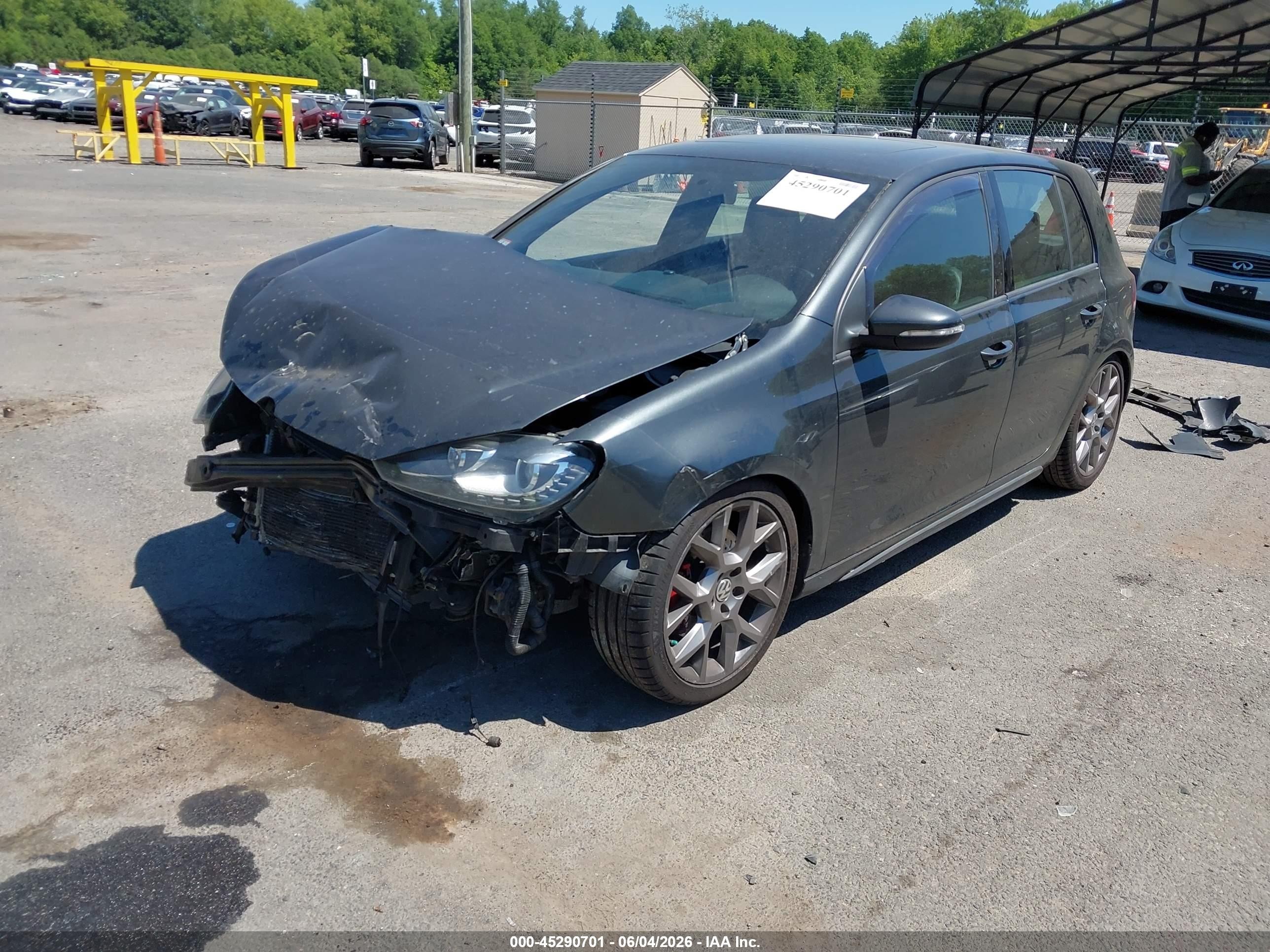 2013 Volkswagen Gti Drivers Edition Серый vin: WVWHD7AJ0DW139605
