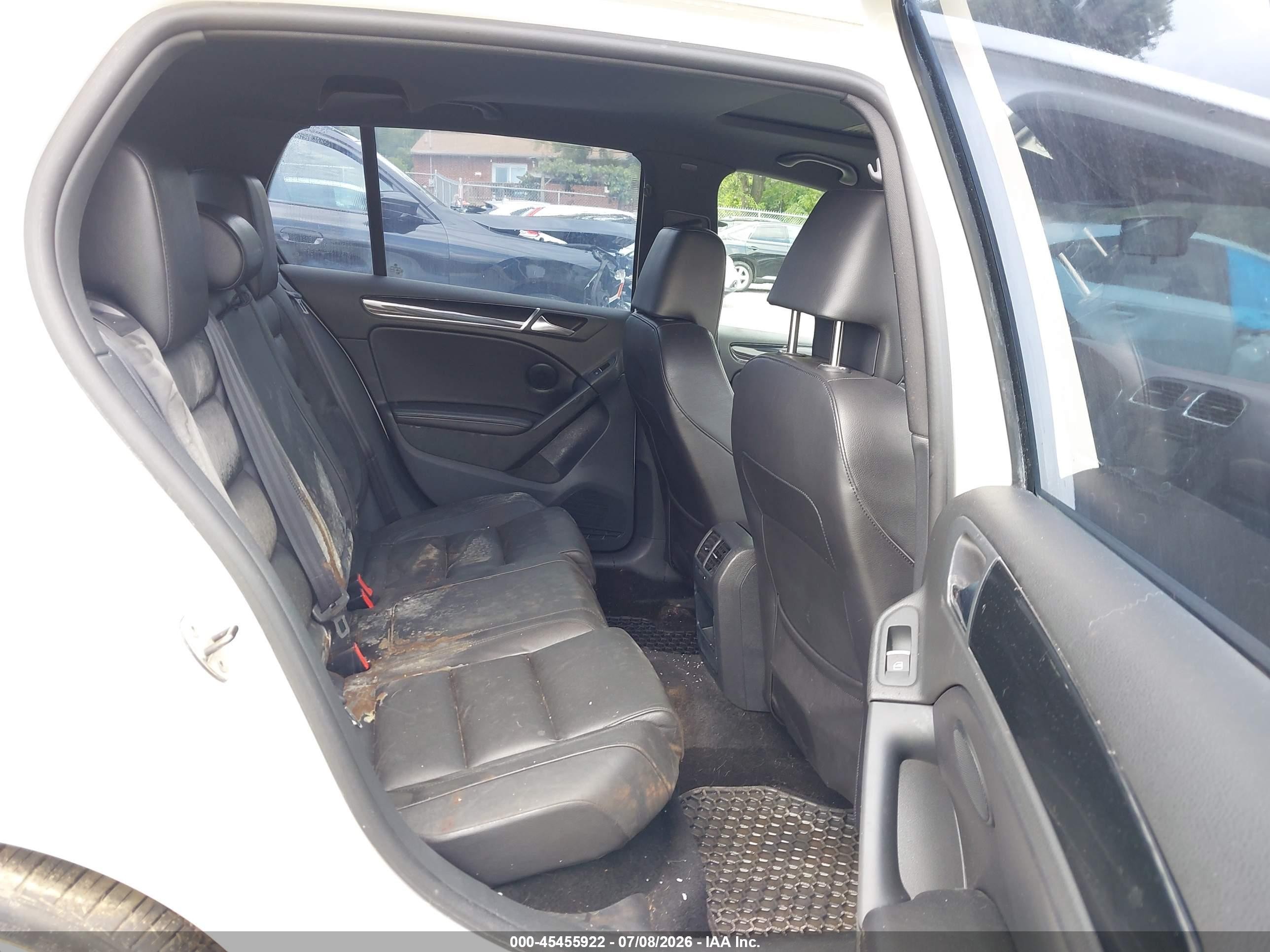 2011 Volkswagen Gti 4-door Autobahn White vin: WVWHD7AJ1BW274296
