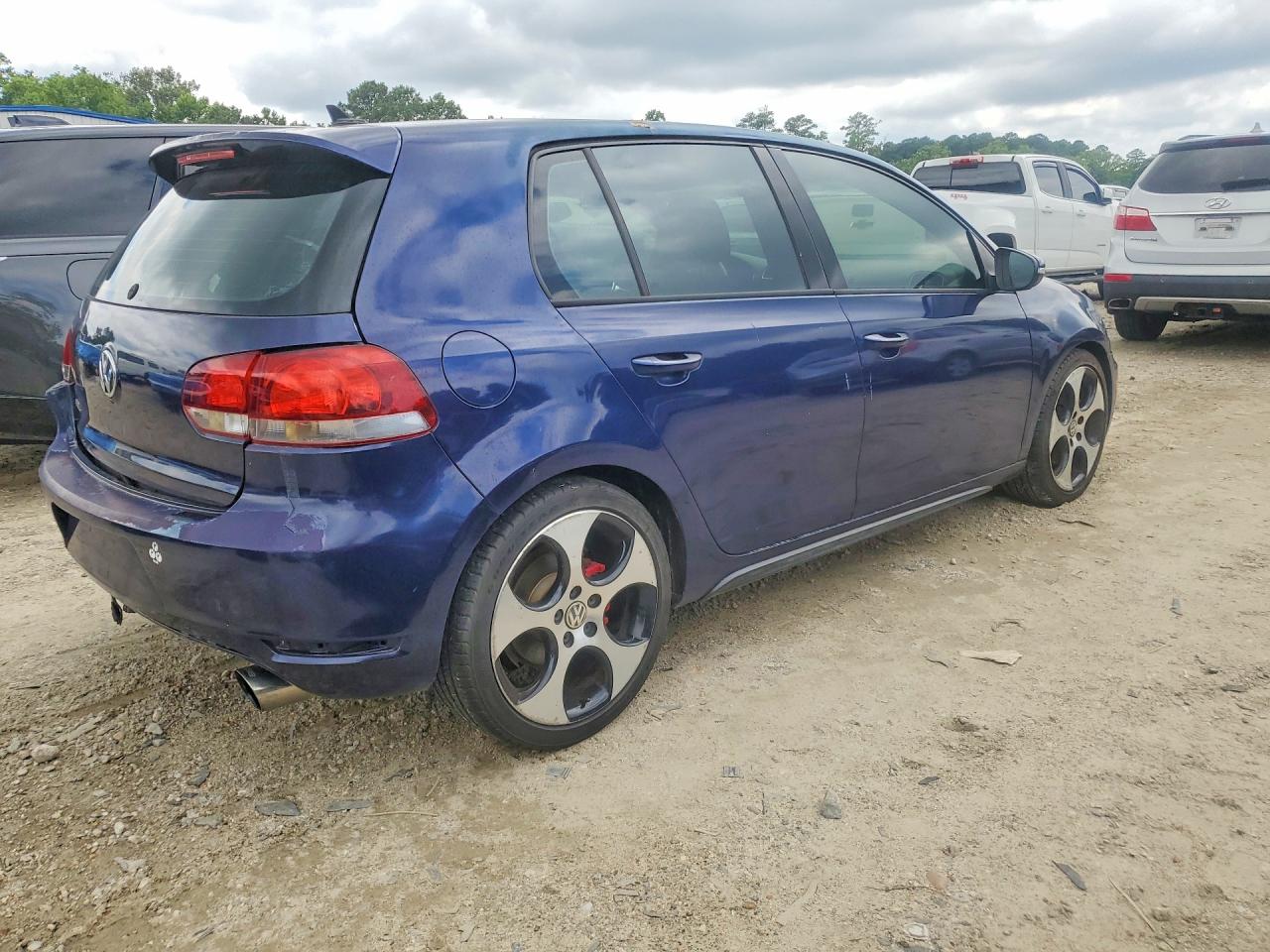 2013 Volkswagen Gti Blue vin: WVWHD7AJ1DW106399