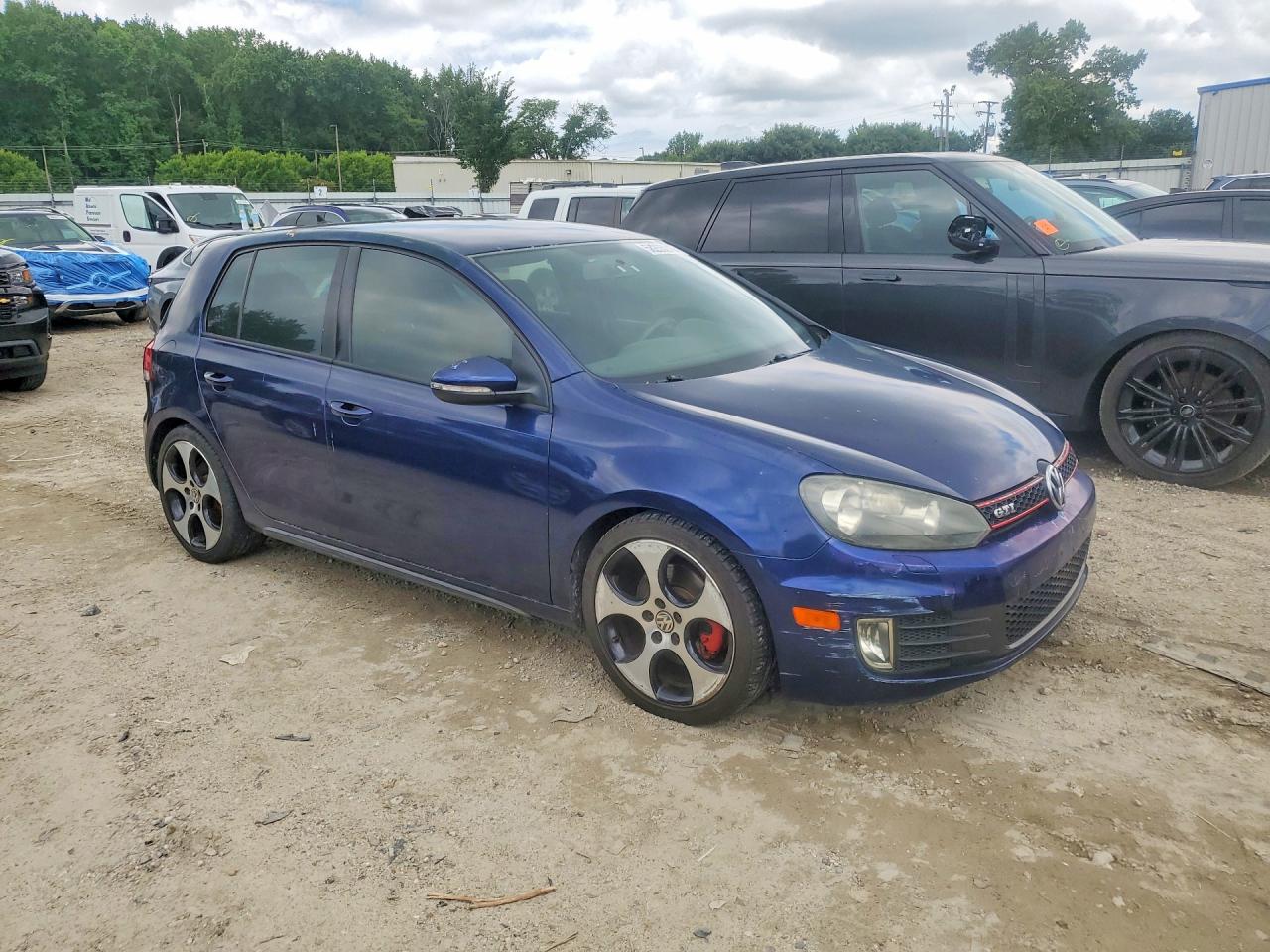 2013 Volkswagen Gti Blue vin: WVWHD7AJ1DW106399