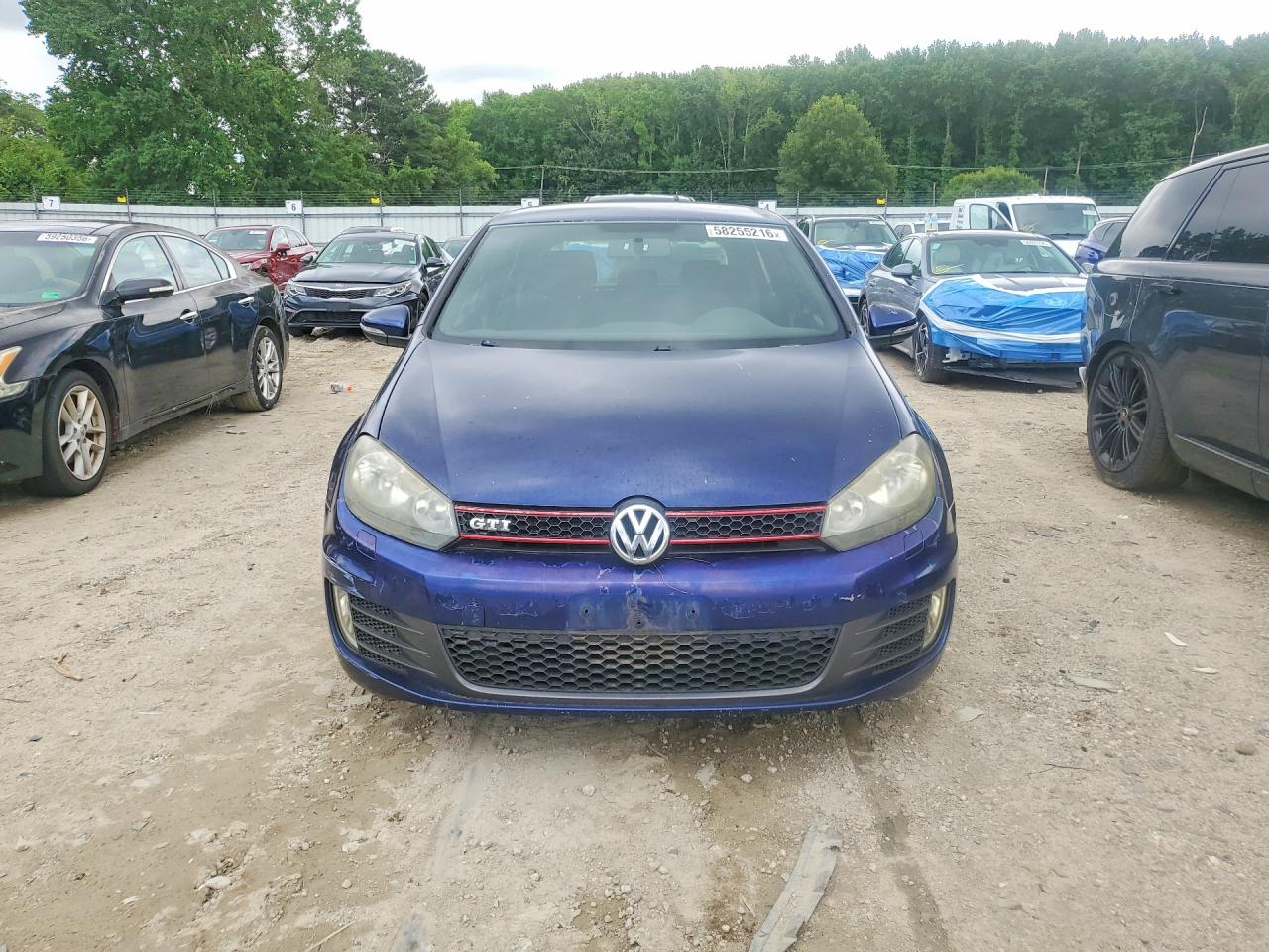 2013 Volkswagen Gti Blue vin: WVWHD7AJ1DW106399