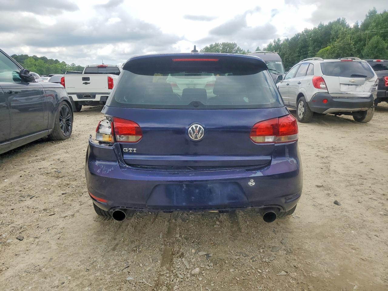 2013 Volkswagen Gti Blue vin: WVWHD7AJ1DW106399