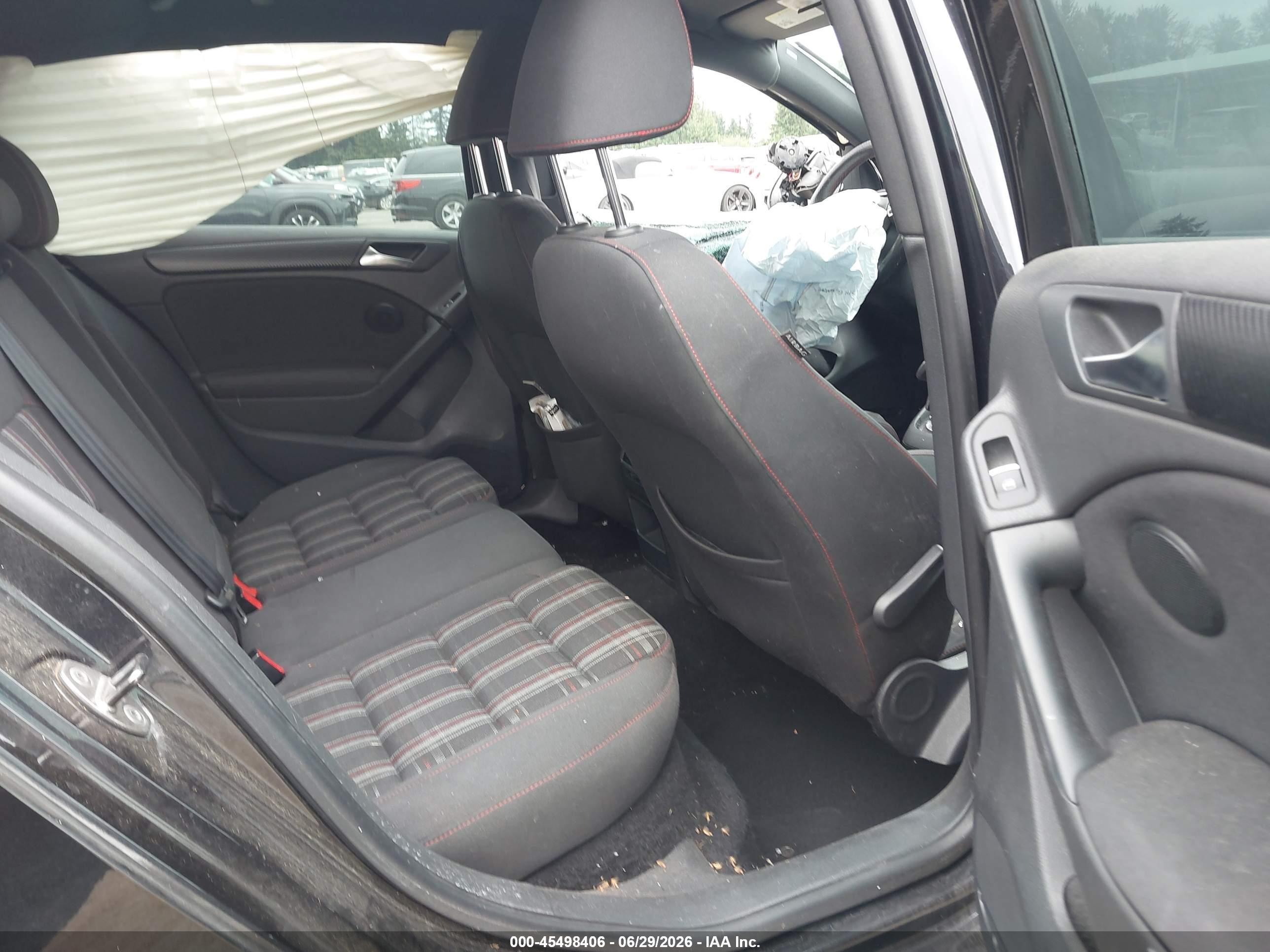 2011 Volkswagen Gti 4-door Black vin: WVWHD7AJ2BW105968