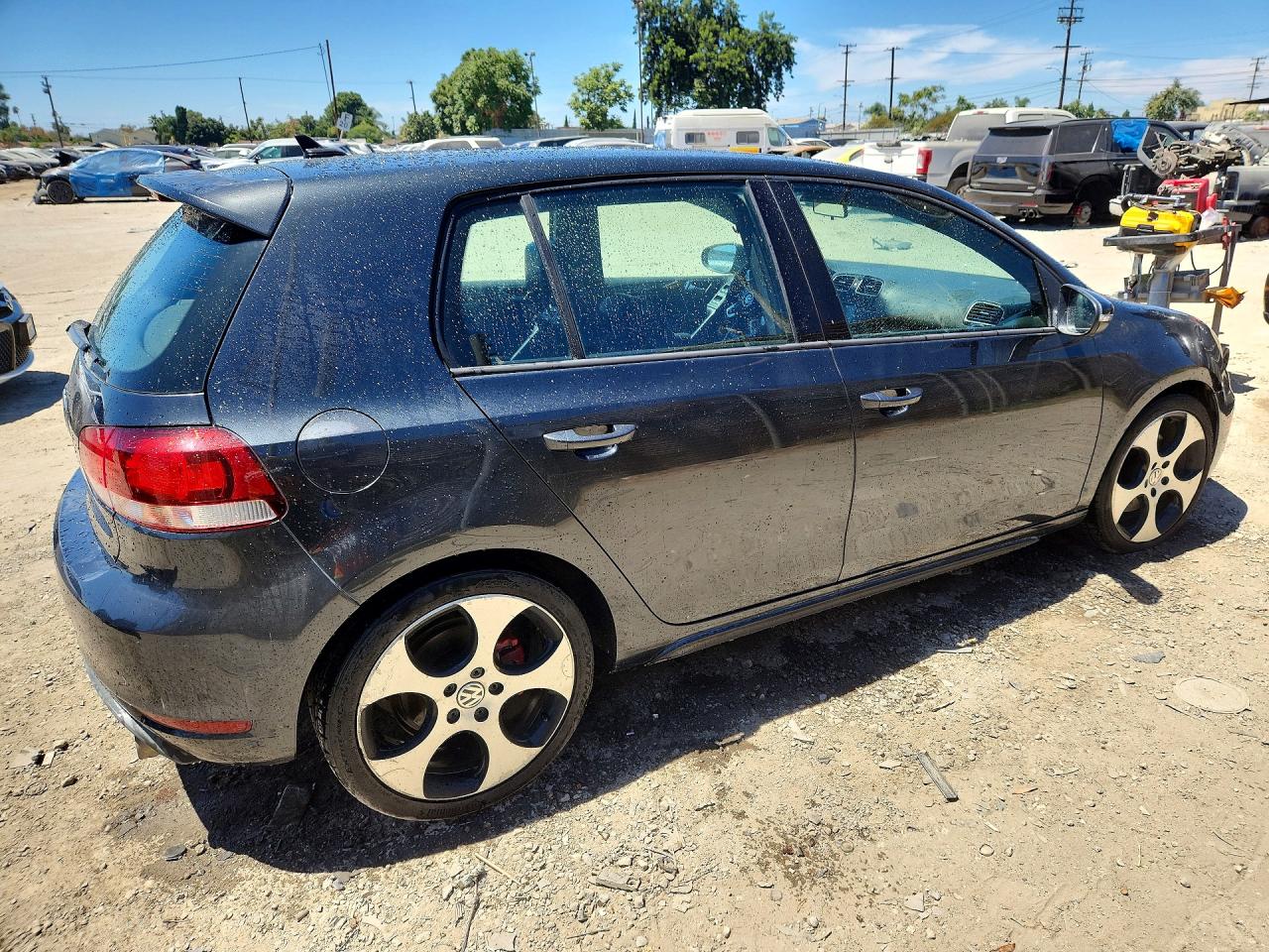 2011 Volkswagen Gti Gray vin: WVWHD7AJ2BW282892