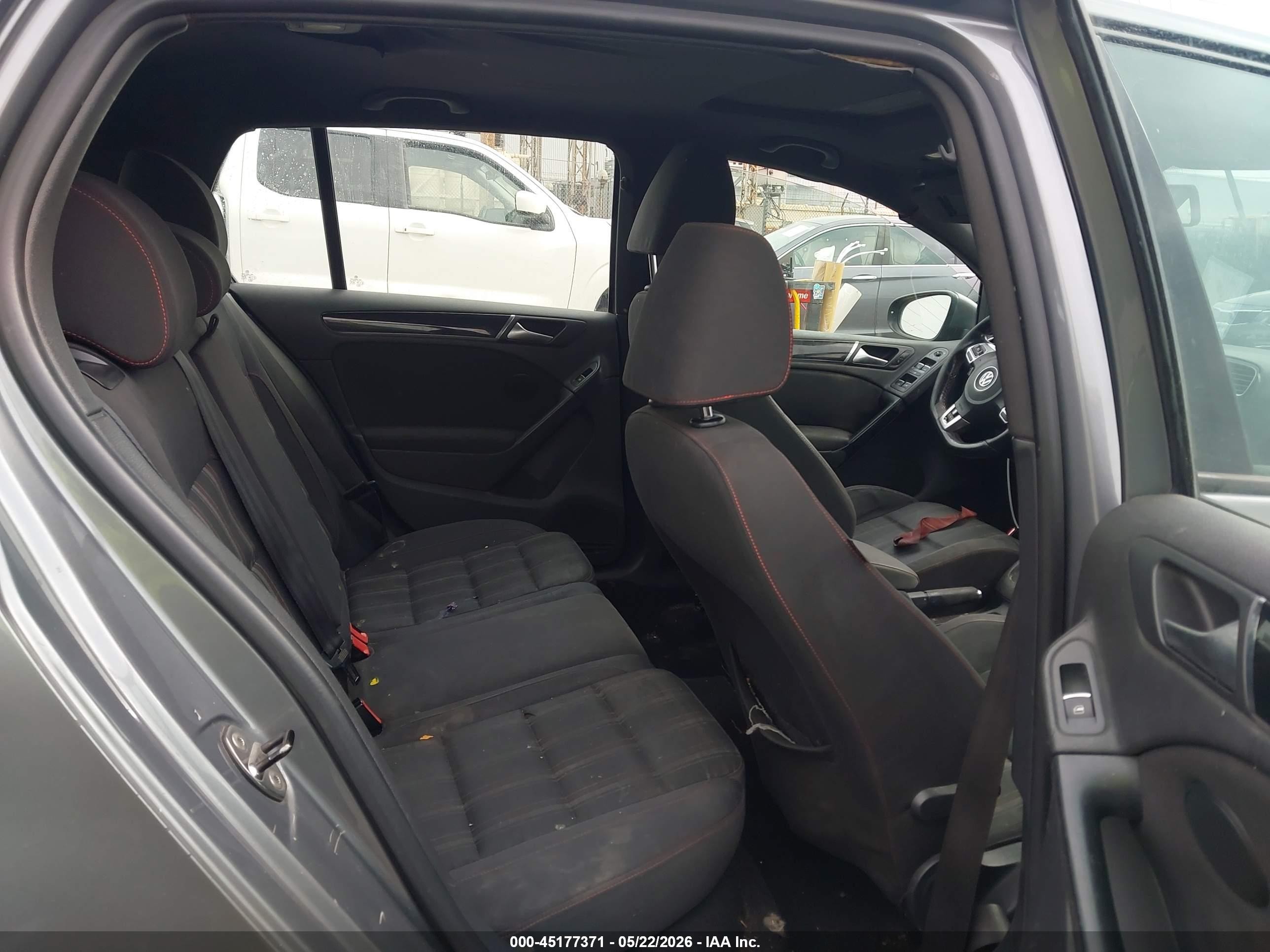 2012 Volkswagen Gti 4-door Gray vin: WVWHD7AJ2CW259761