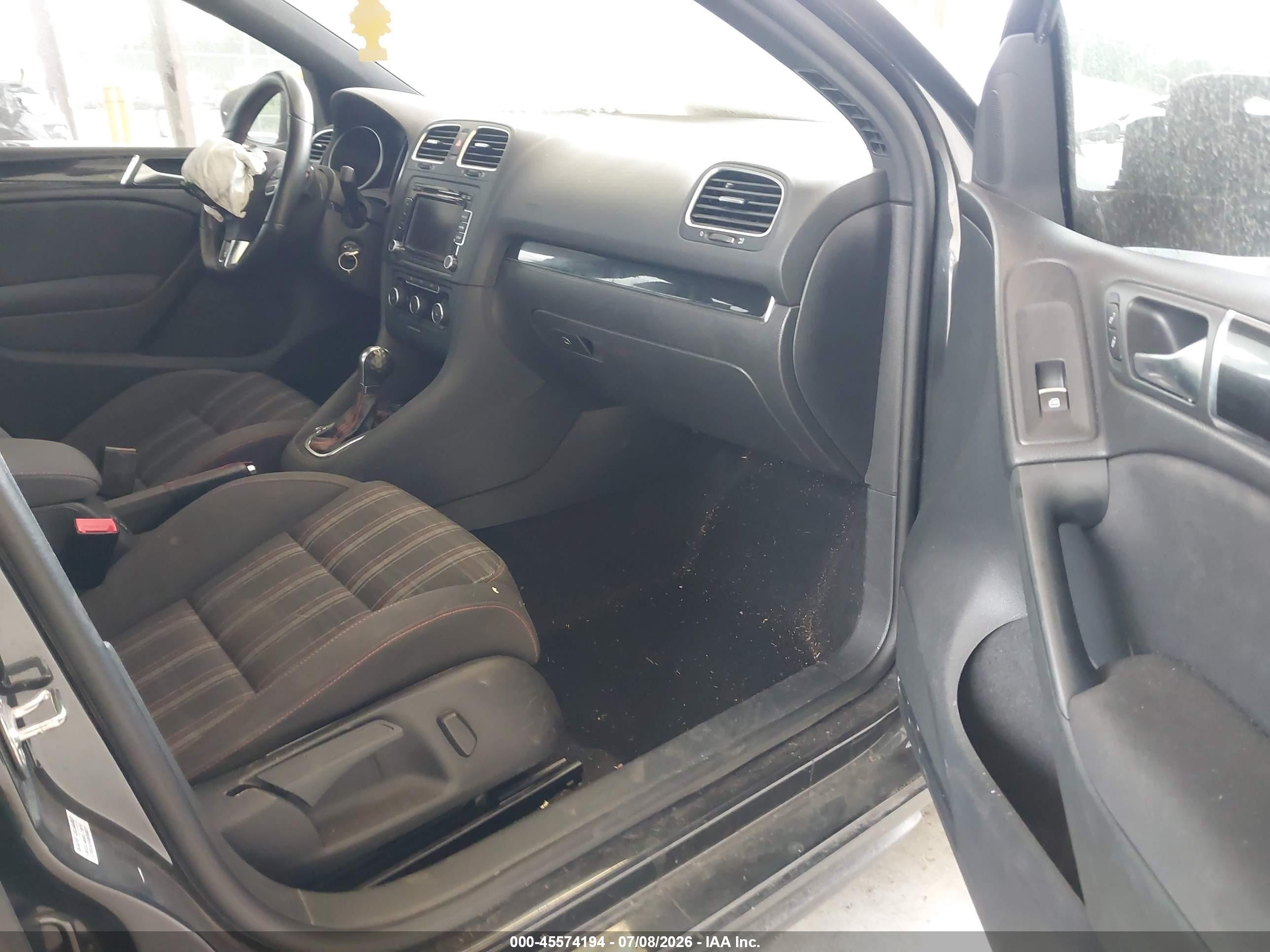 2013 Volkswagen Gti 4-door Gray vin: WVWHD7AJ2DW100028