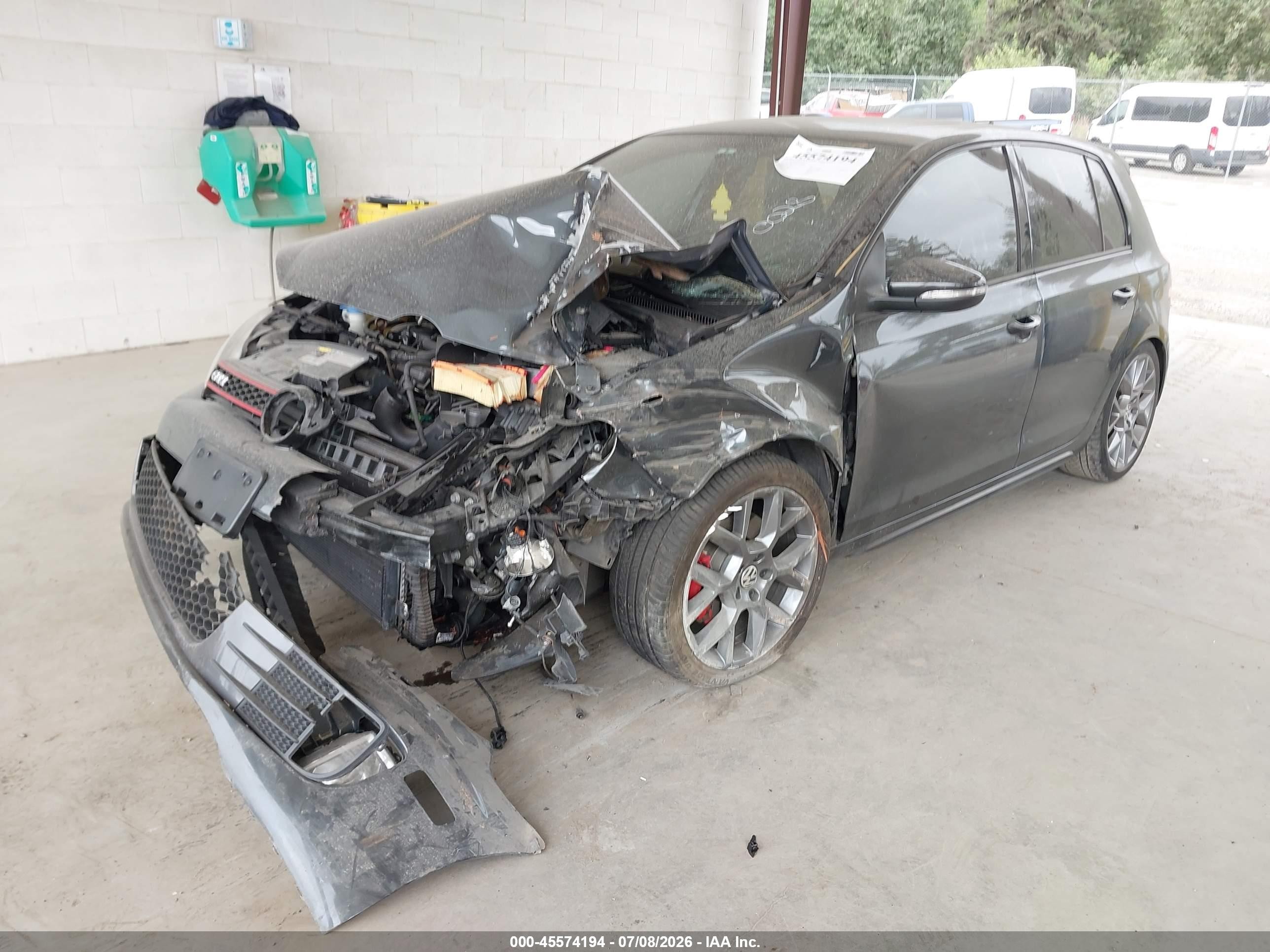 2013 Volkswagen Gti 4-door Gray vin: WVWHD7AJ2DW100028