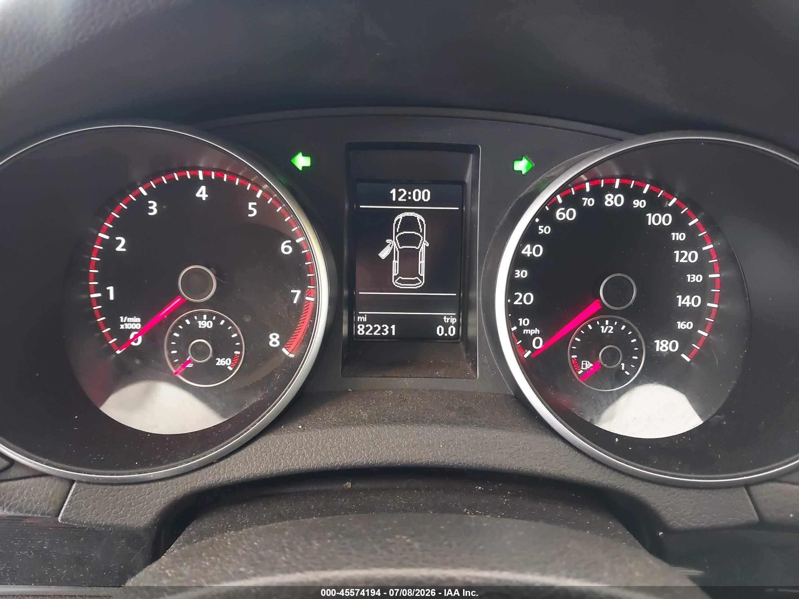 2013 Volkswagen Gti 4-door Gray vin: WVWHD7AJ2DW100028