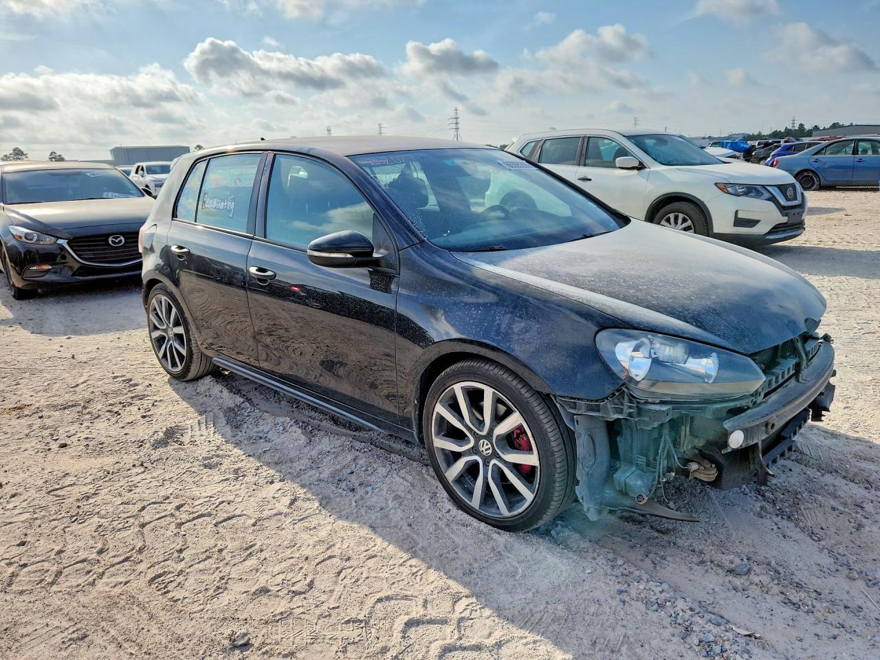 2014 Volkswagen Gti Black vin: WVWHD7AJ2EW008743