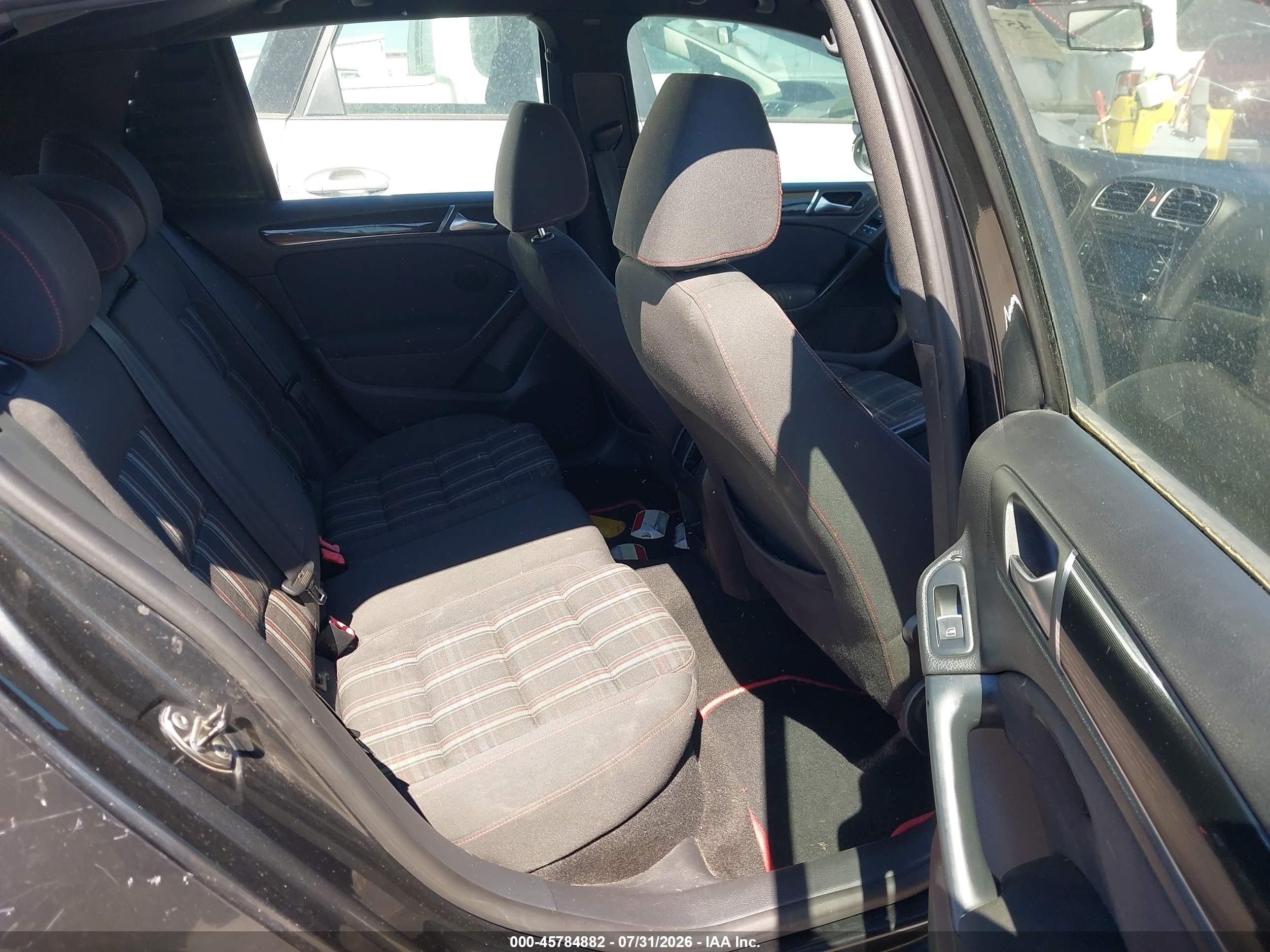 2012 Volkswagen Gti 4-door Gray vin: WVWHD7AJ3CW015892