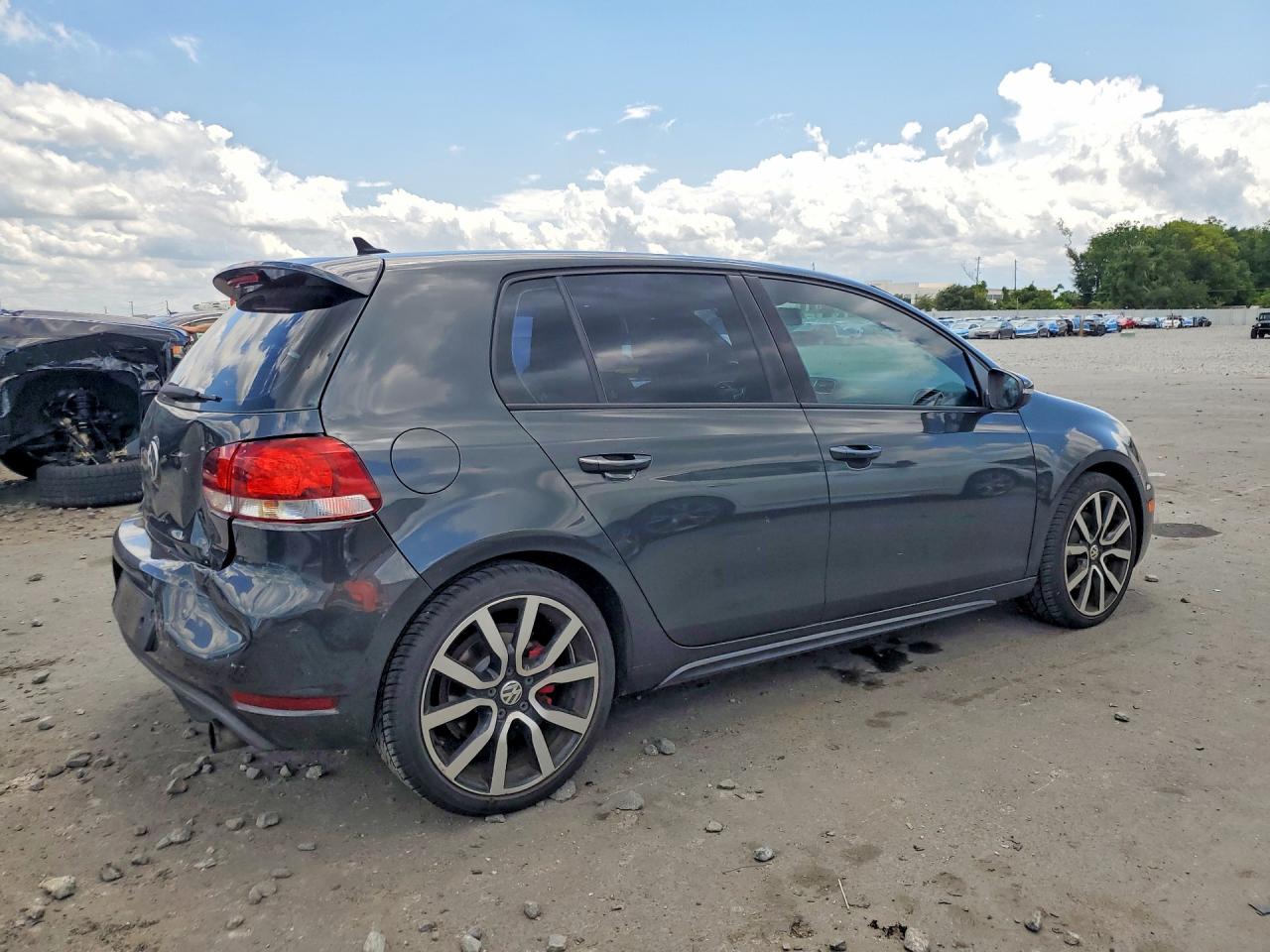 2011 Volkswagen Gti Gray vin: WVWHD7AJ3CW098451