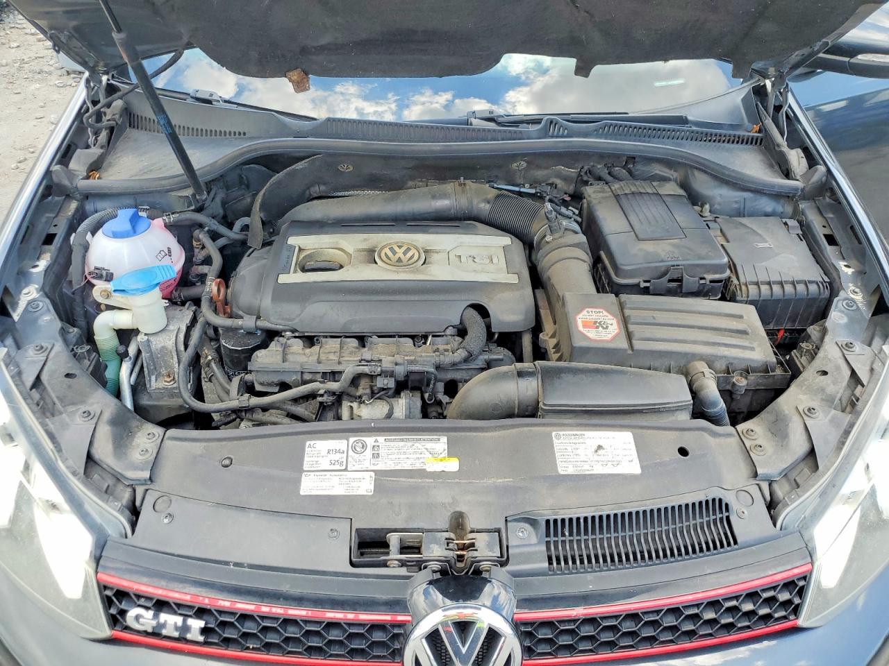 2011 Volkswagen Gti Gray vin: WVWHD7AJ3CW098451