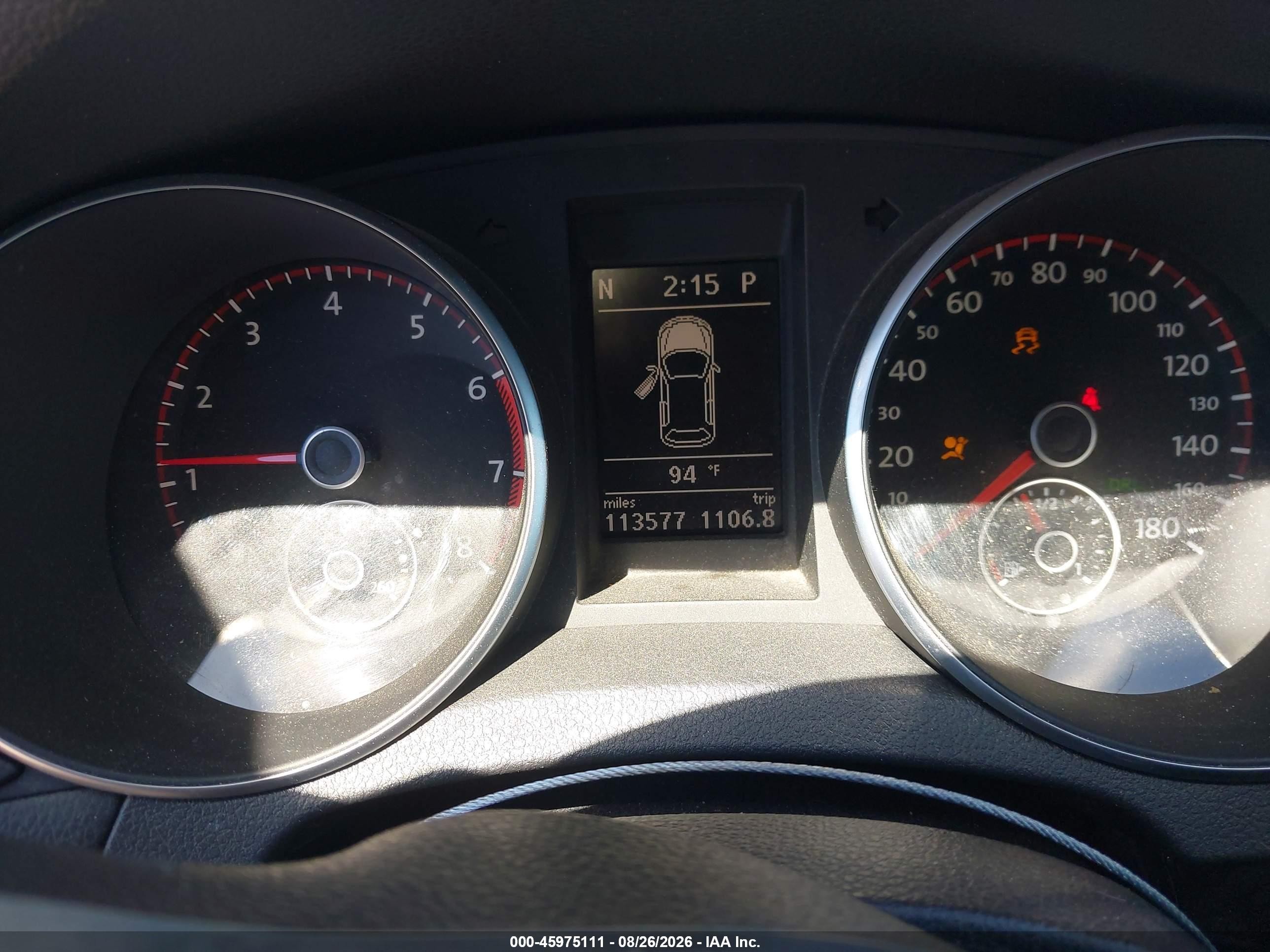 2012 Volkswagen Gti 4-door Gray vin: WVWHD7AJ3CW158003