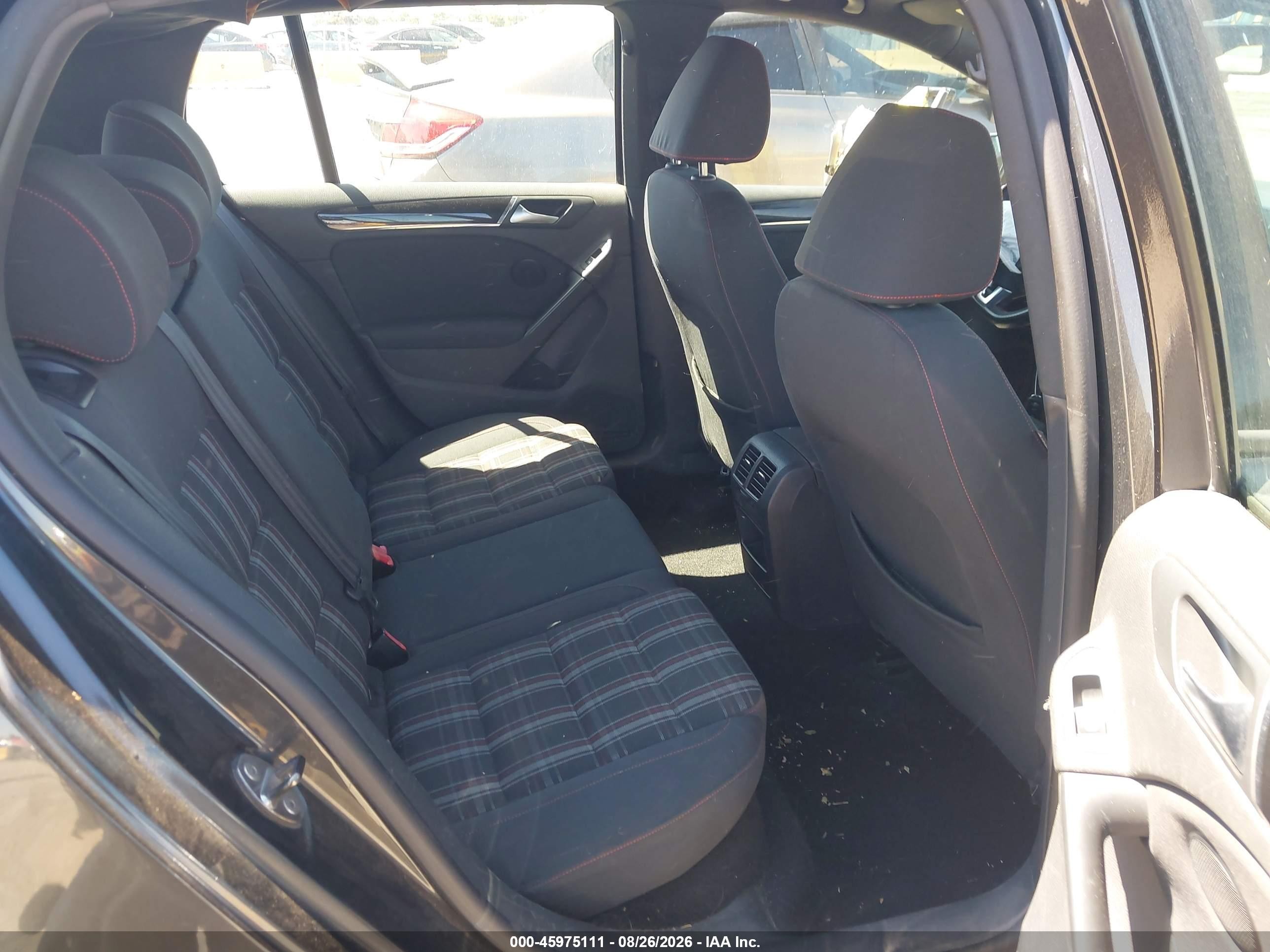 2012 Volkswagen Gti 4-door Gray vin: WVWHD7AJ3CW158003
