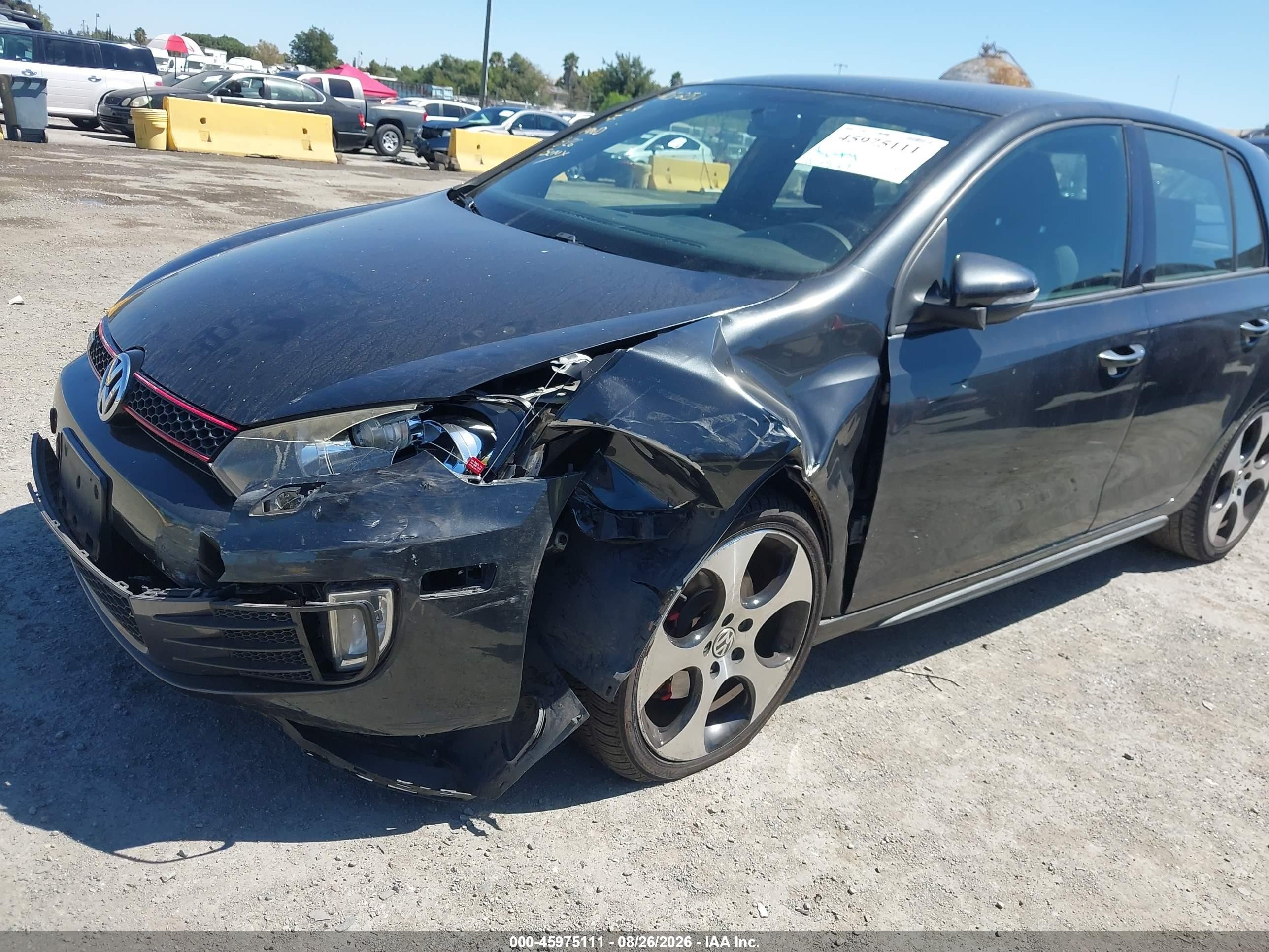2012 Volkswagen Gti 4-door Gray vin: WVWHD7AJ3CW158003