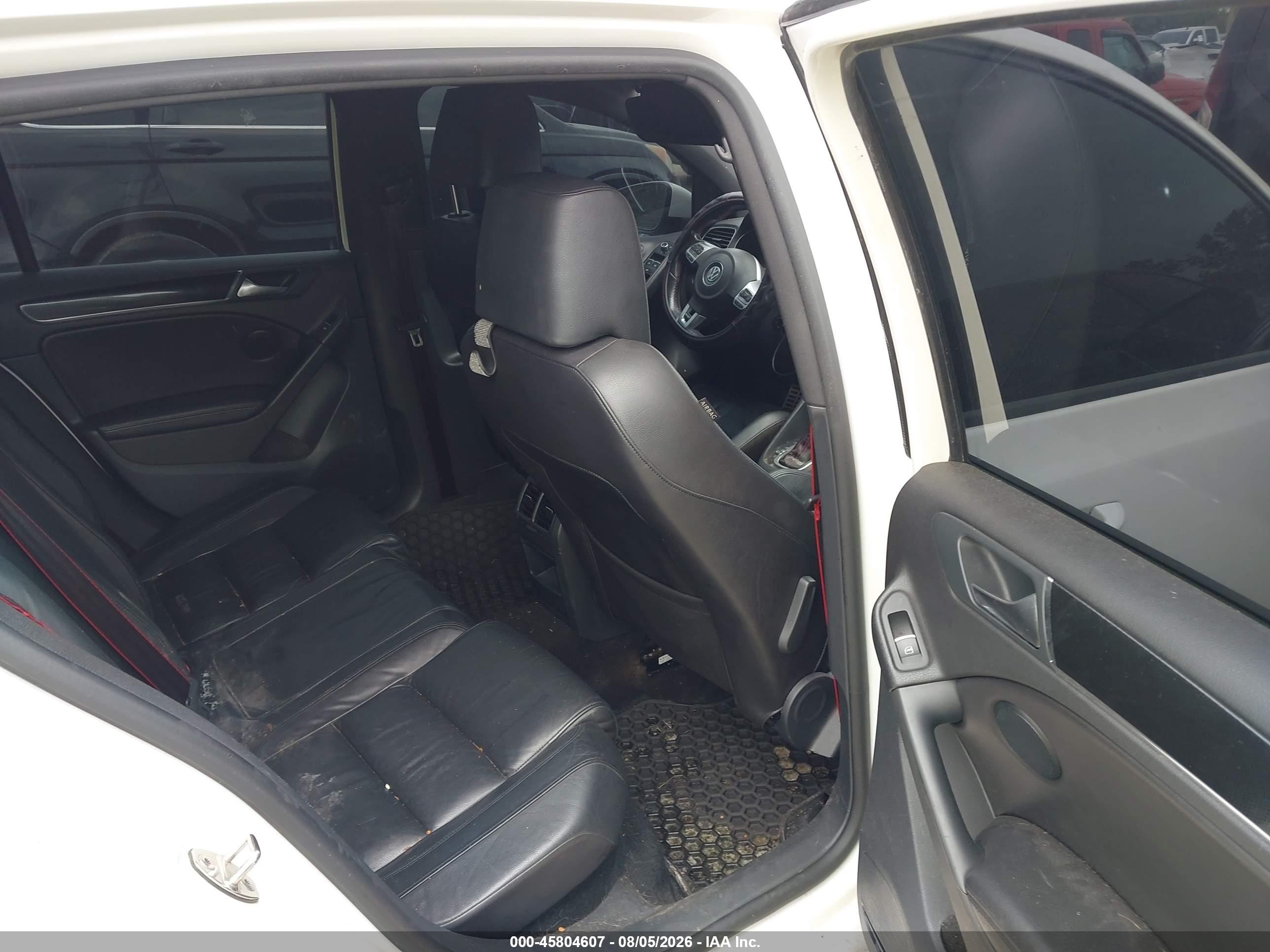 2013 Volkswagen Gti Drivers Edition White vin: WVWHD7AJ3DW130168